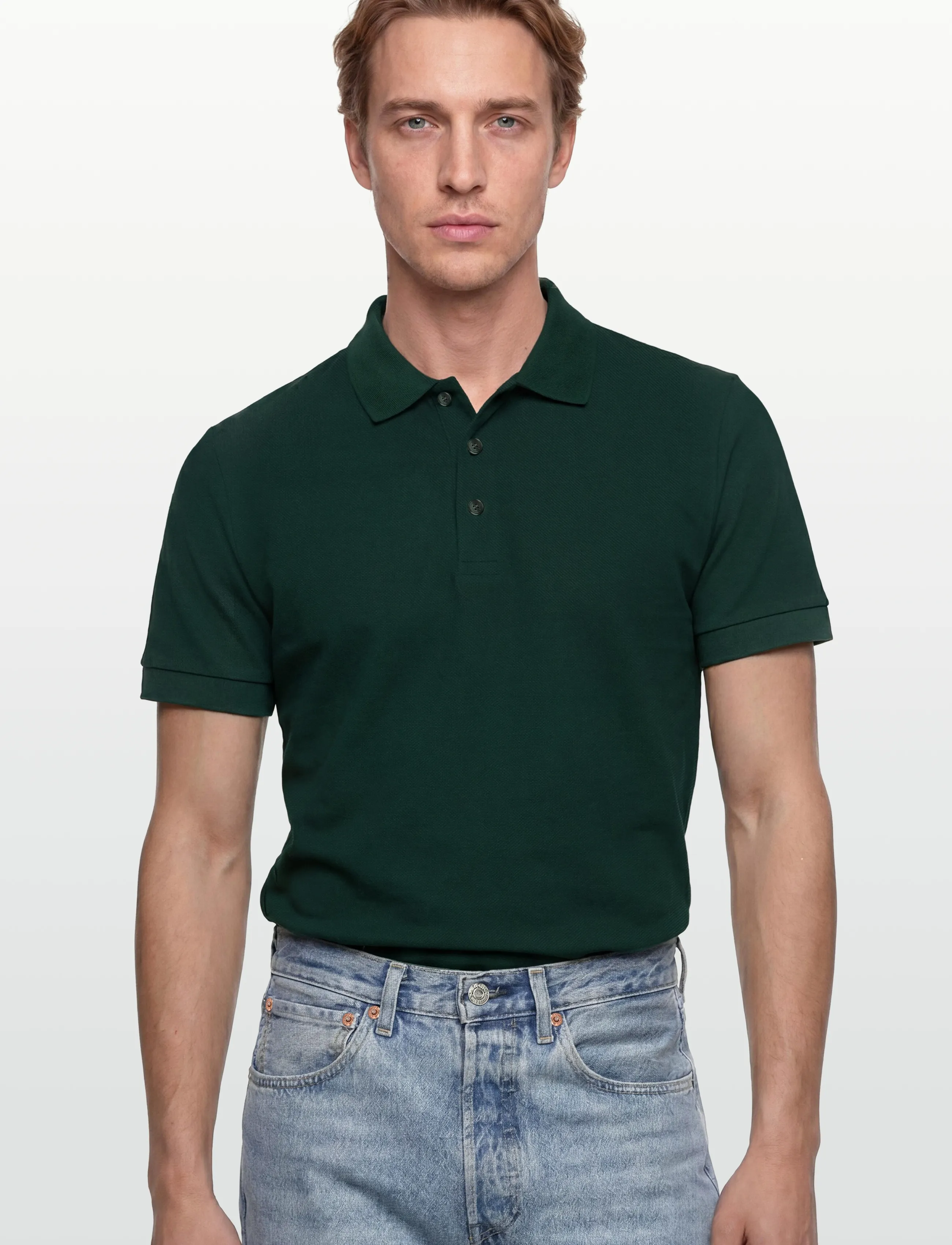 Burberry - HARTFORD - polo skyrtur - dark racing green - 3
