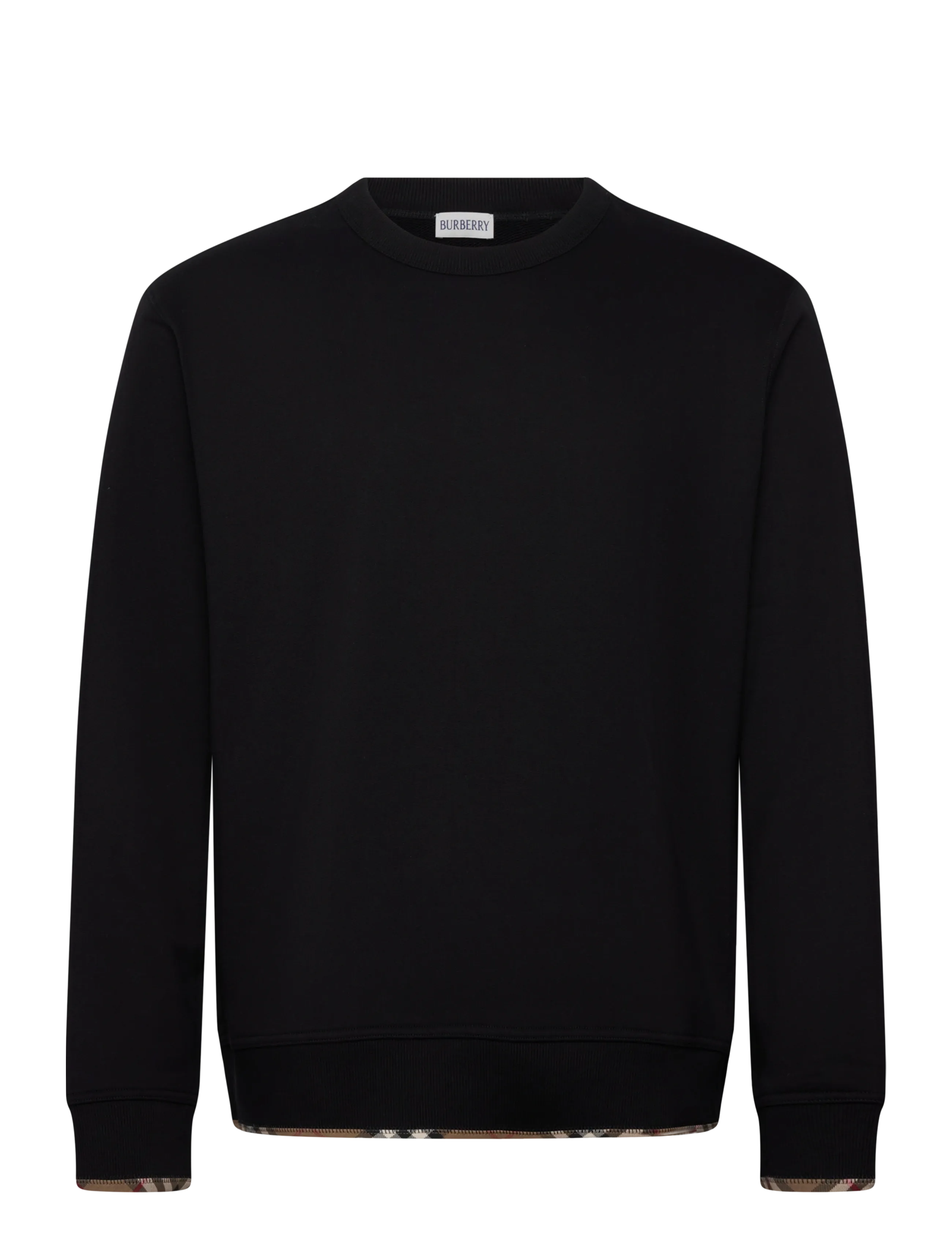 Burberry FAWSON CHK TR - Riided - BLACK / black