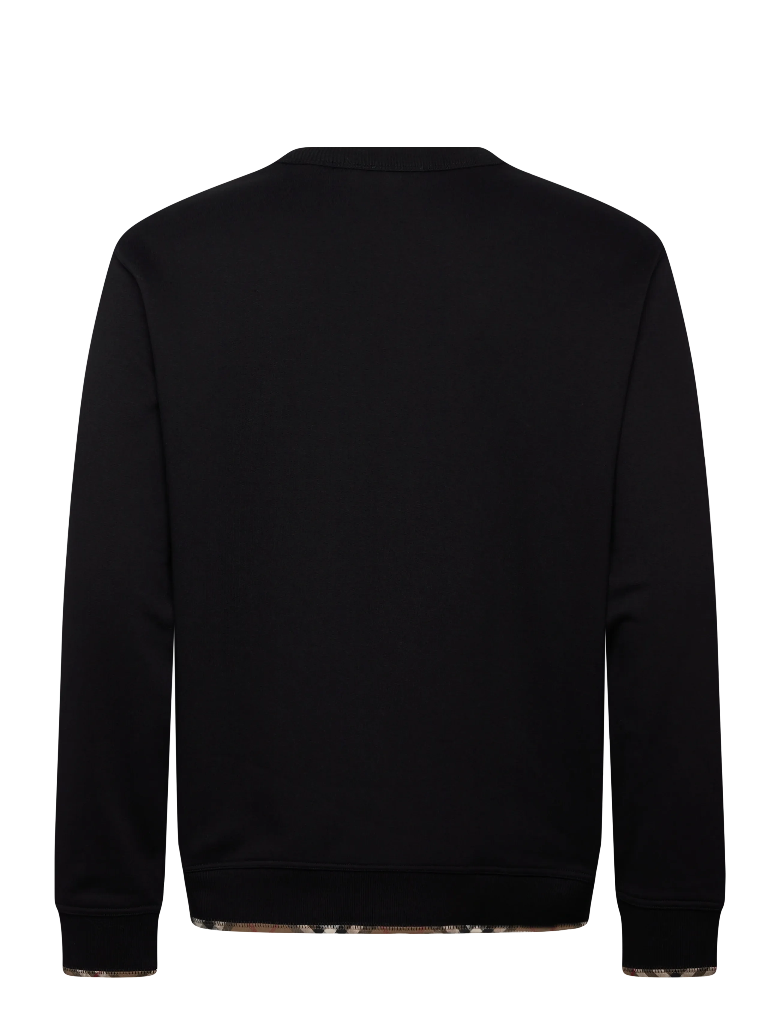 Burberry - FAWSON CHK TR - hettupeysur - black - 2