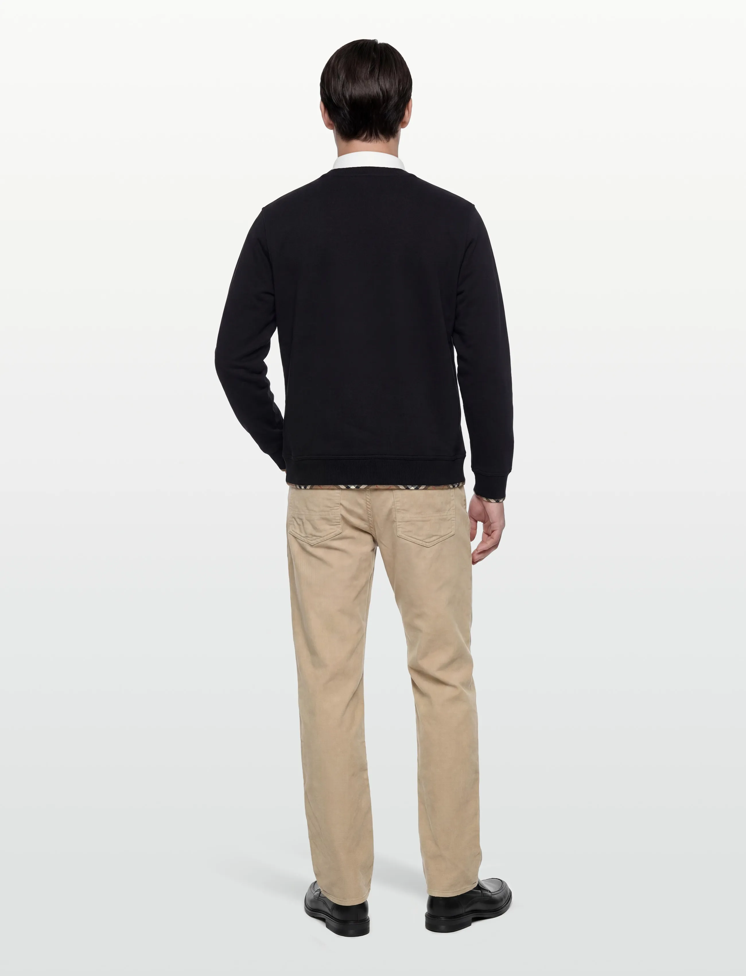 Burberry - FAWSON CHK TR - hettupeysur - black - 4