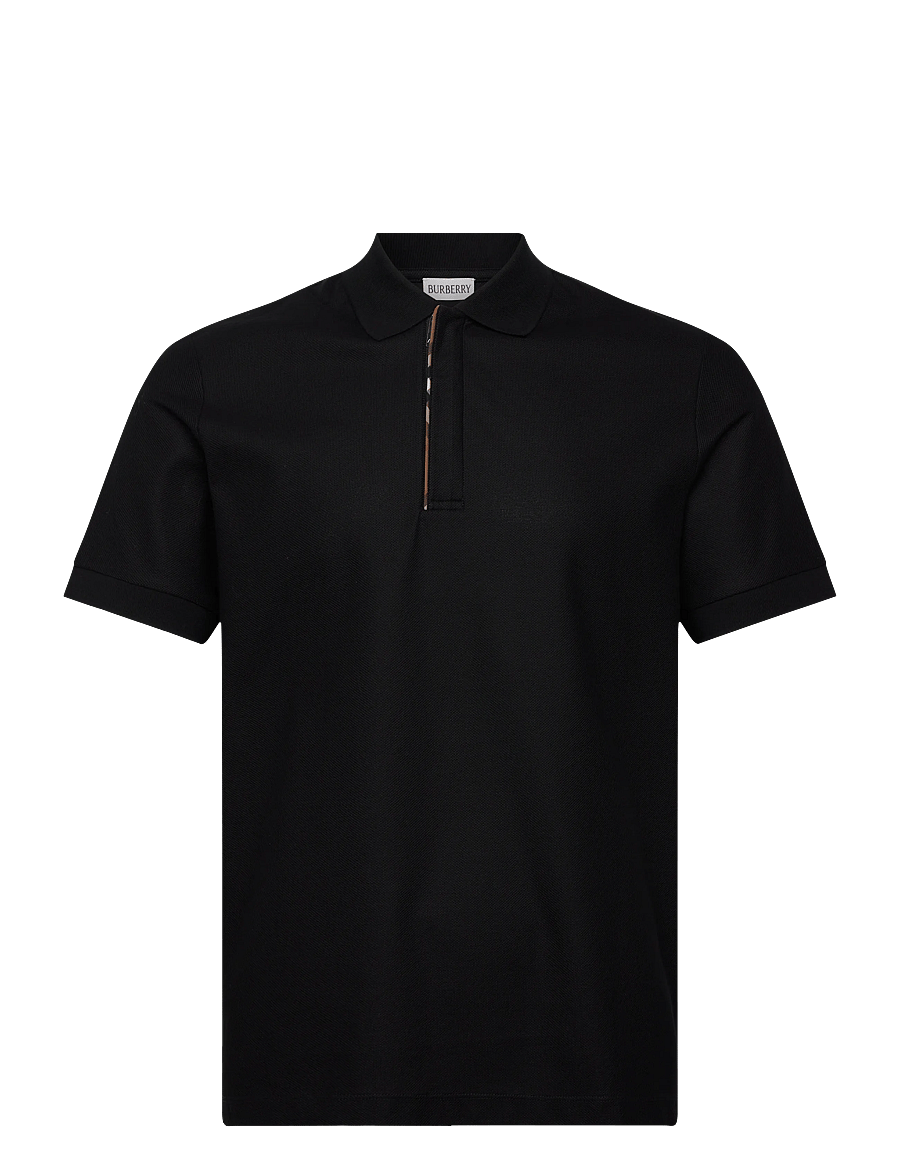 Burberry - HARTFORD SS ZP - kortärmade pikéer - black - 1