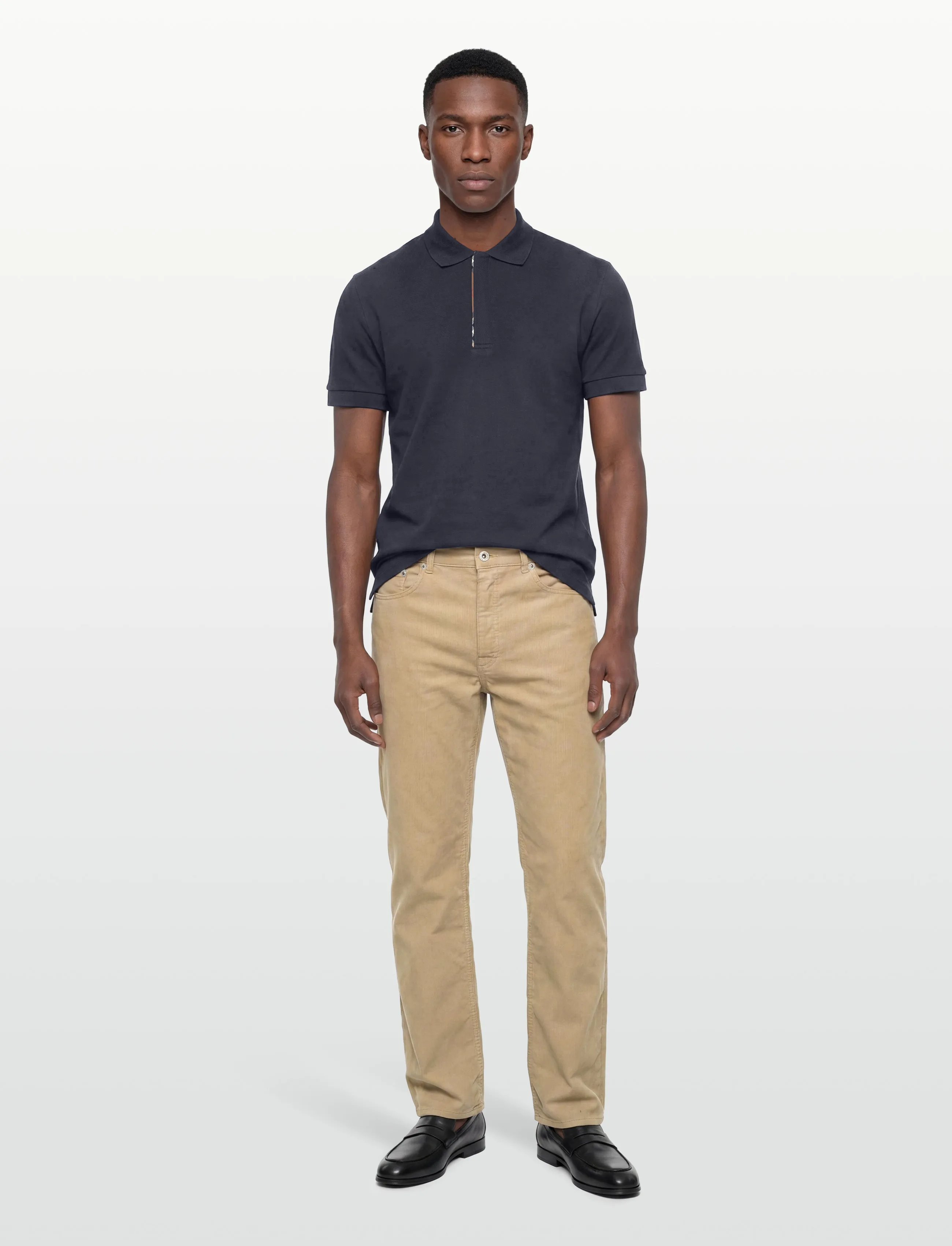 Burberry HARTFORD SS ZP - Burberry - NAVY BLACK / navy