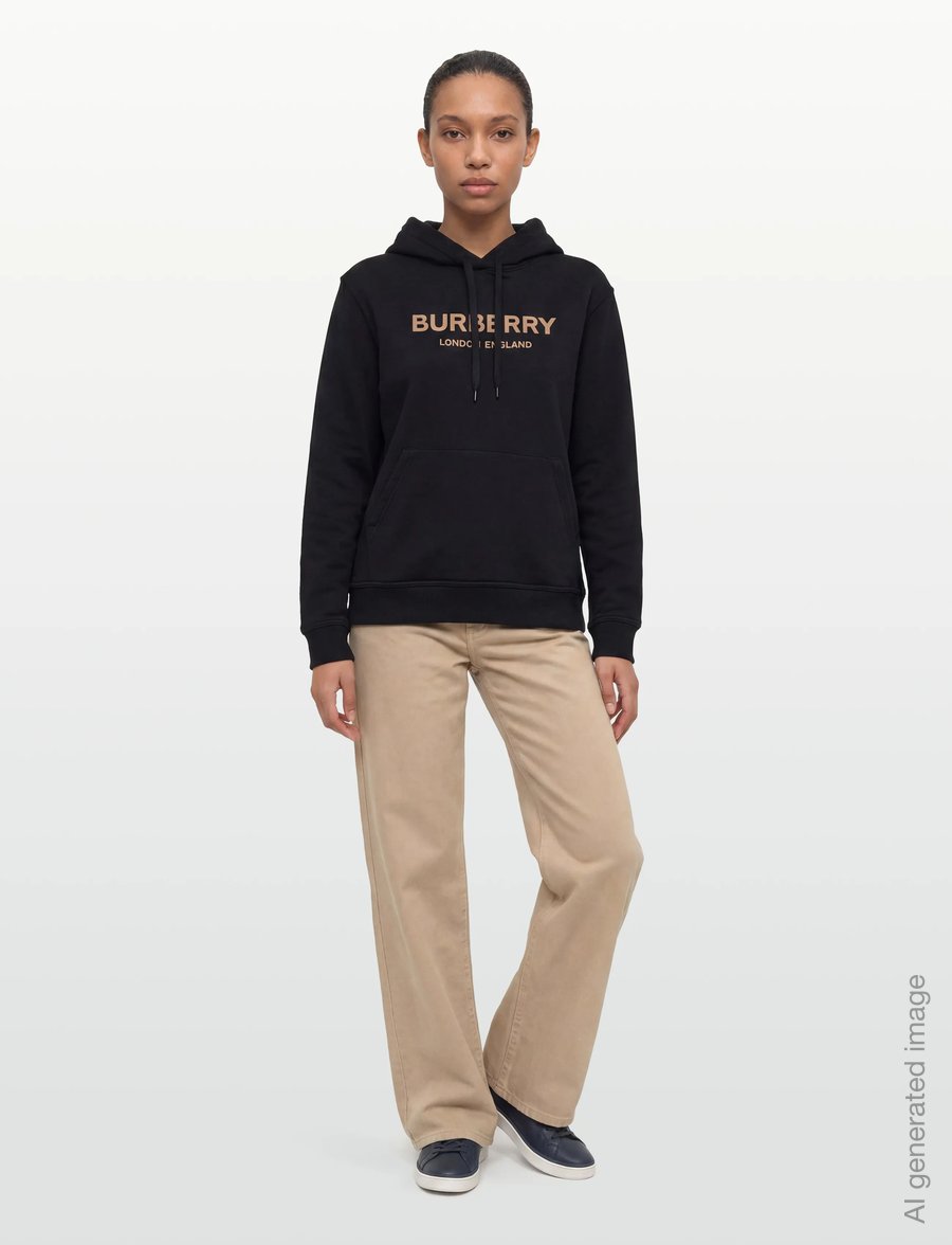 Burberry - KENDALL PRT - collegepaidat ja hupparit - black - 0