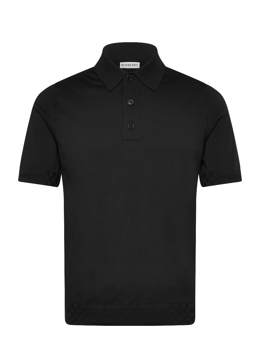 Burberry - KIERAN - kootud polosärgid - black - 1