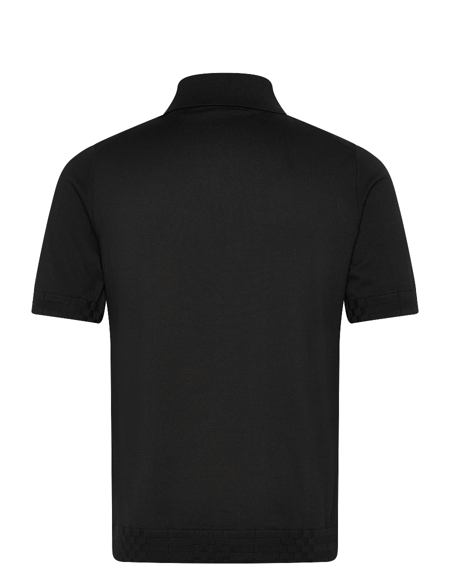 Burberry - KIERAN - kootud polosärgid - black - 2