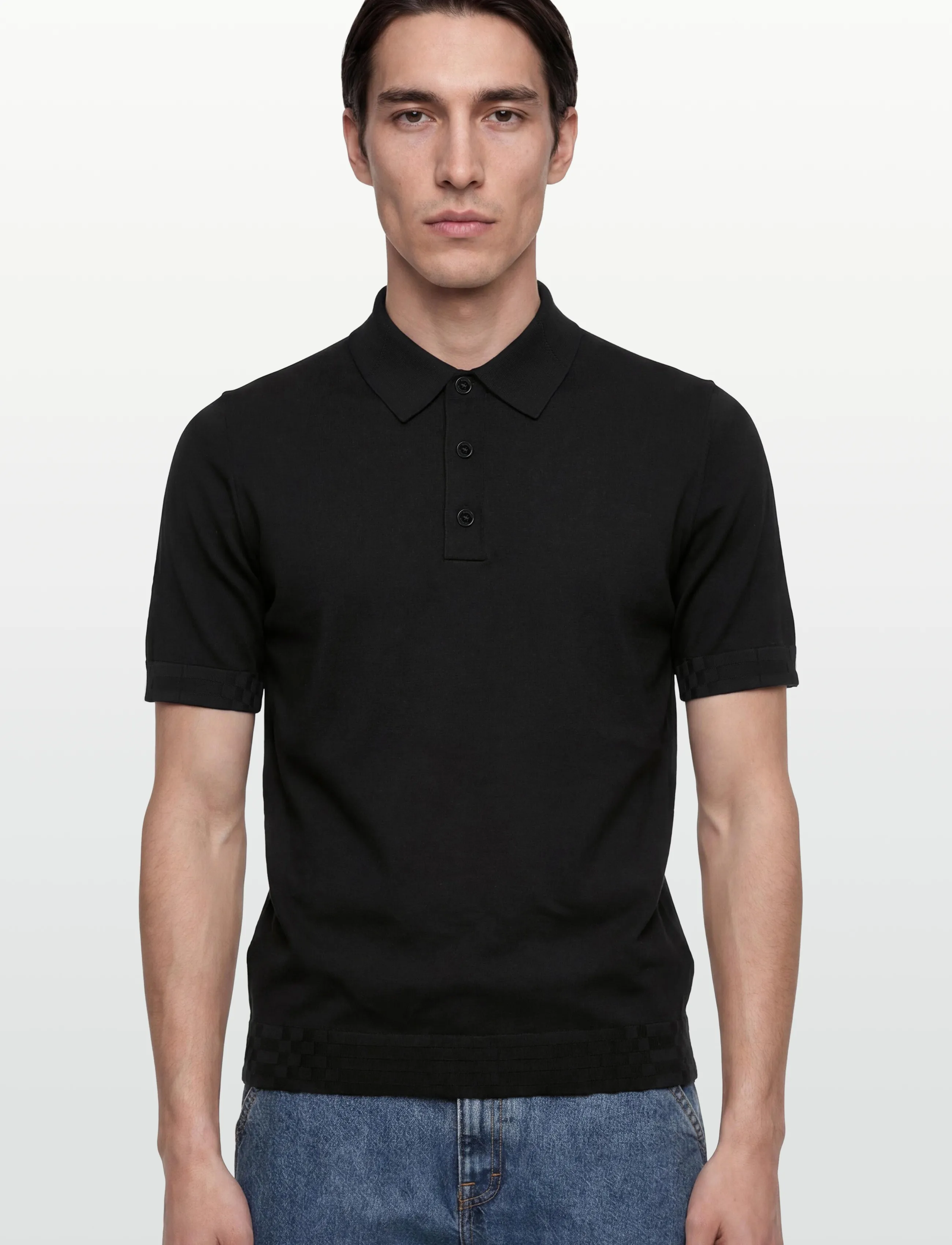 Burberry - KIERAN - knitted polos - black - 3