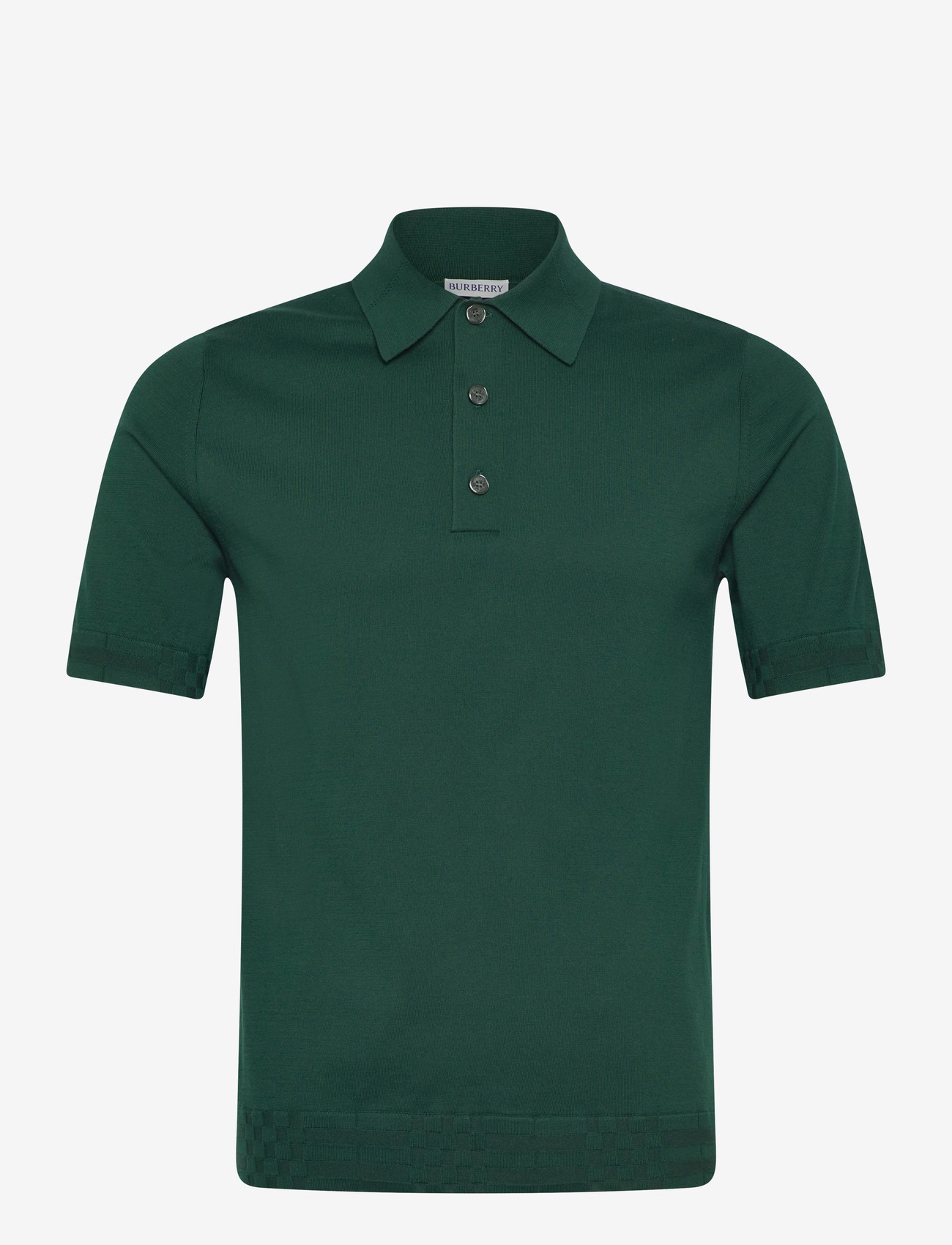 Burberry - KIERAN - gestrickte polohemden - dark green - 0