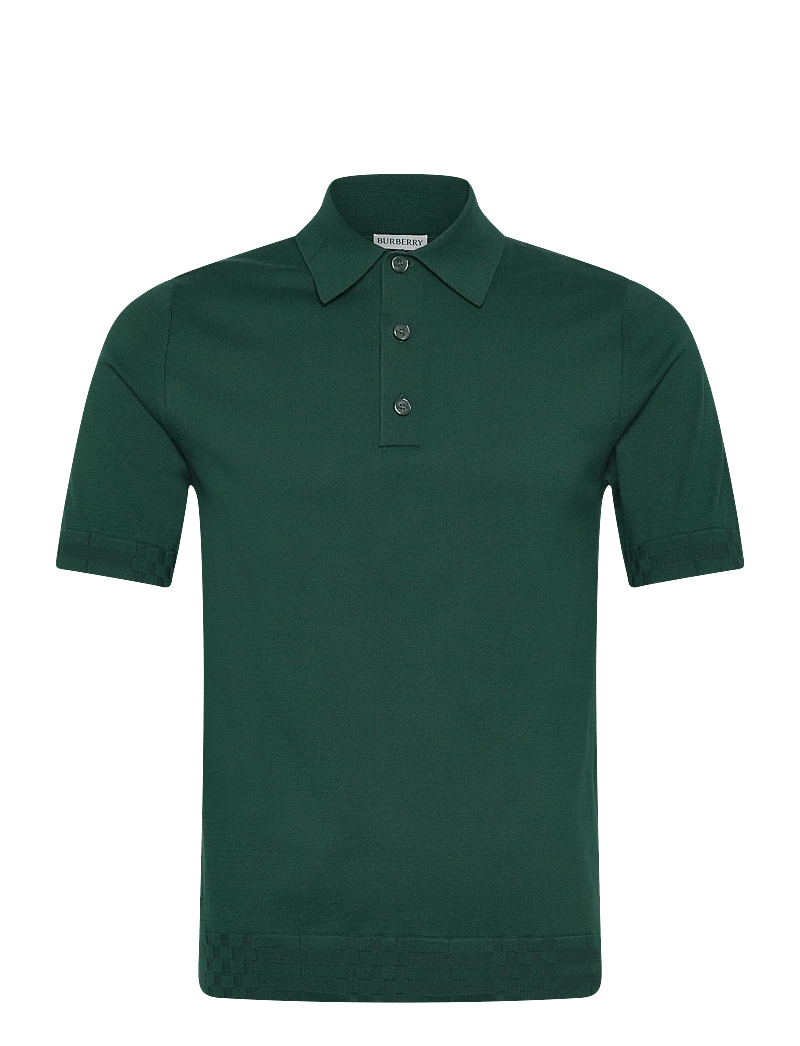 Burberry - KIERAN - gestrickte polohemden - dark green - 0
