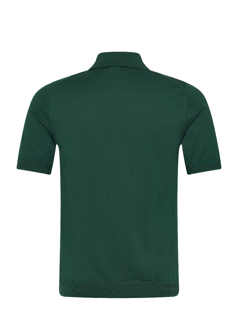 Burberry - KIERAN - gestrickte polohemden - dark green - 1