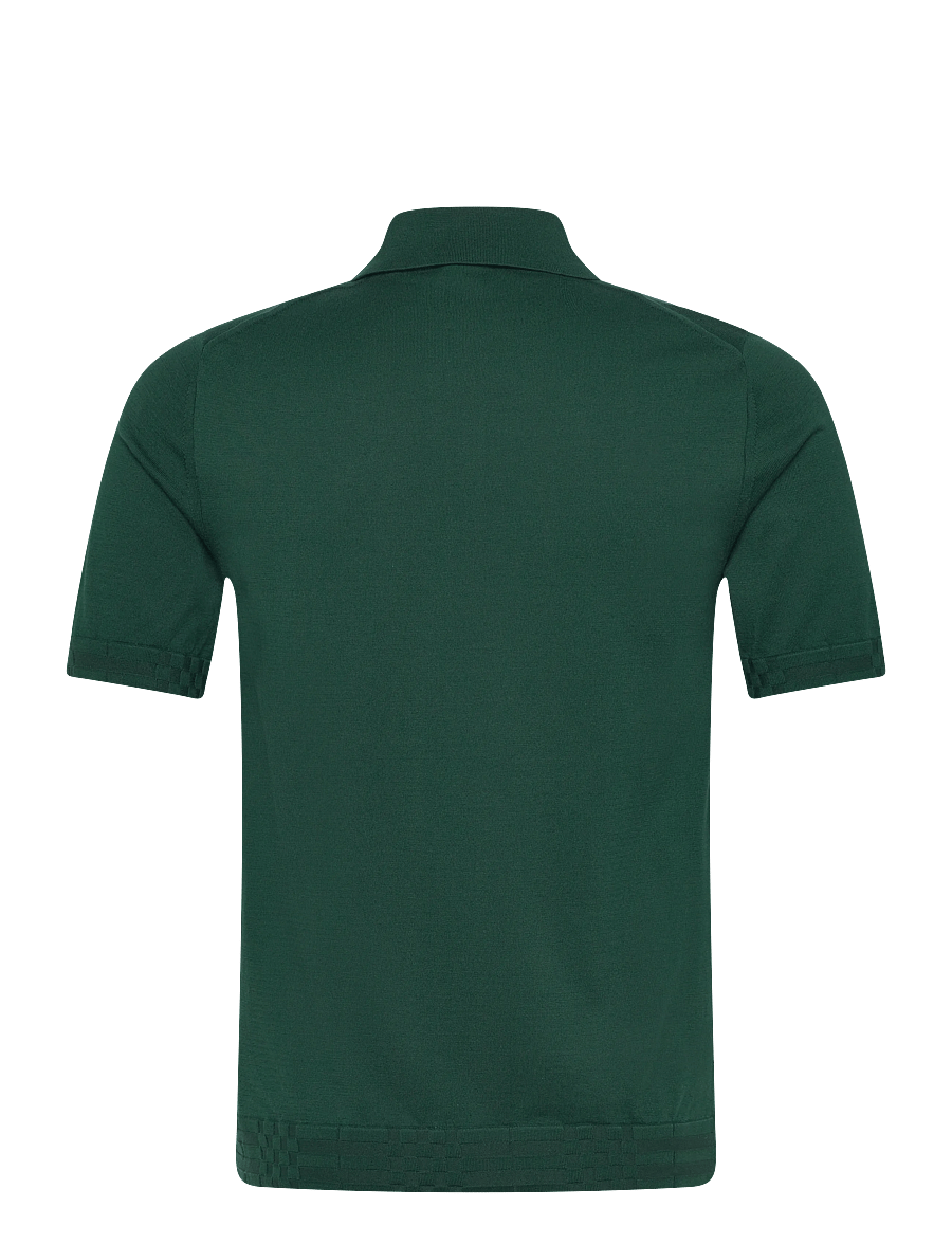 Burberry - KIERAN - kootud polosärgid - dark green - 2