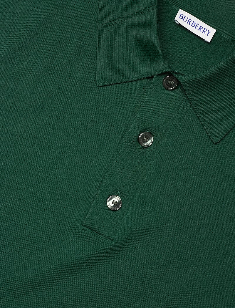 Burberry - KIERAN - gestrickte polohemden - dark green - 2