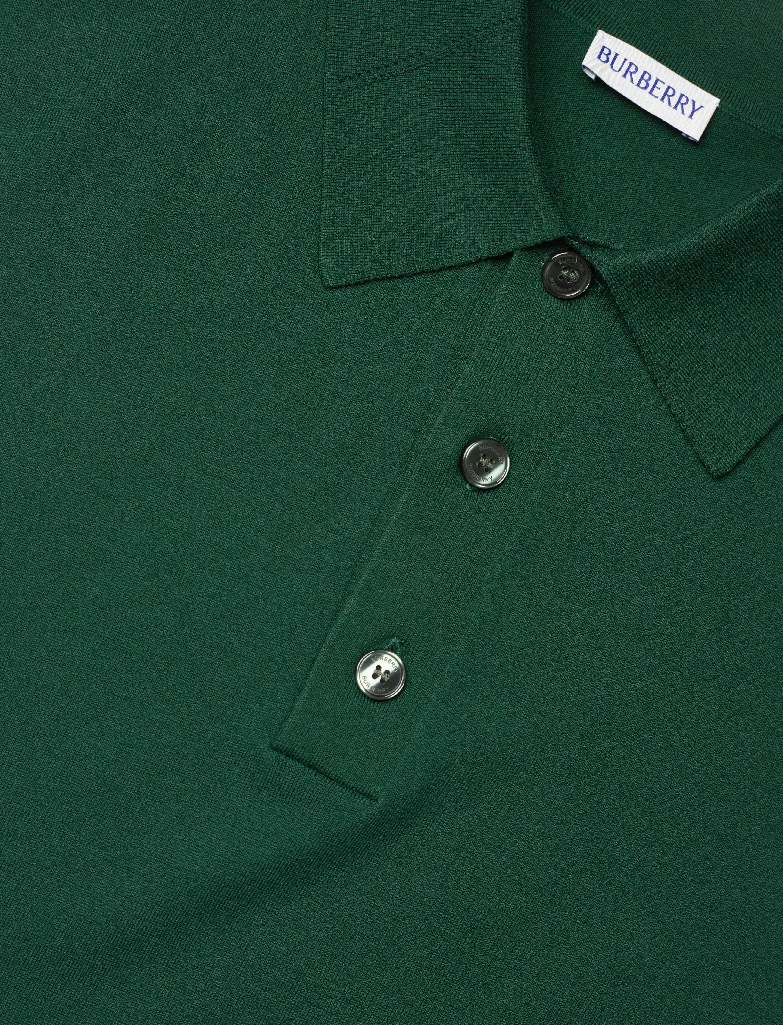 Burberry - KIERAN - kootud polosärgid - dark green - 5