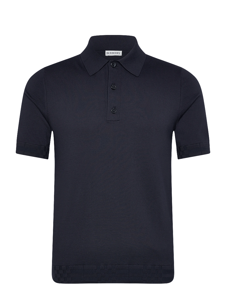 Burberry - KIERAN - stickade pikéer - navy - 1