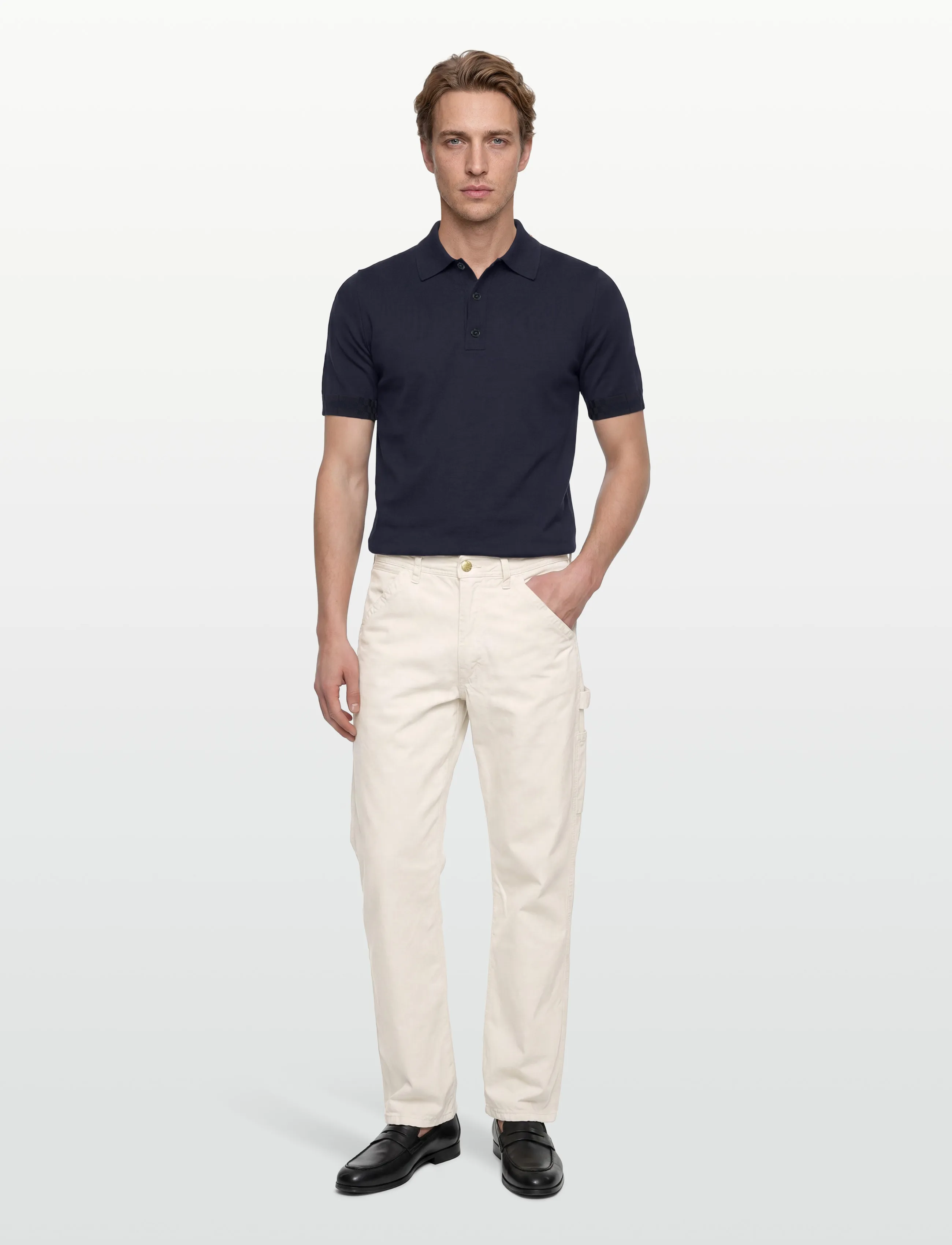 Burberry Kieran, M, Navy, Poloer > Kortærmede, Herre