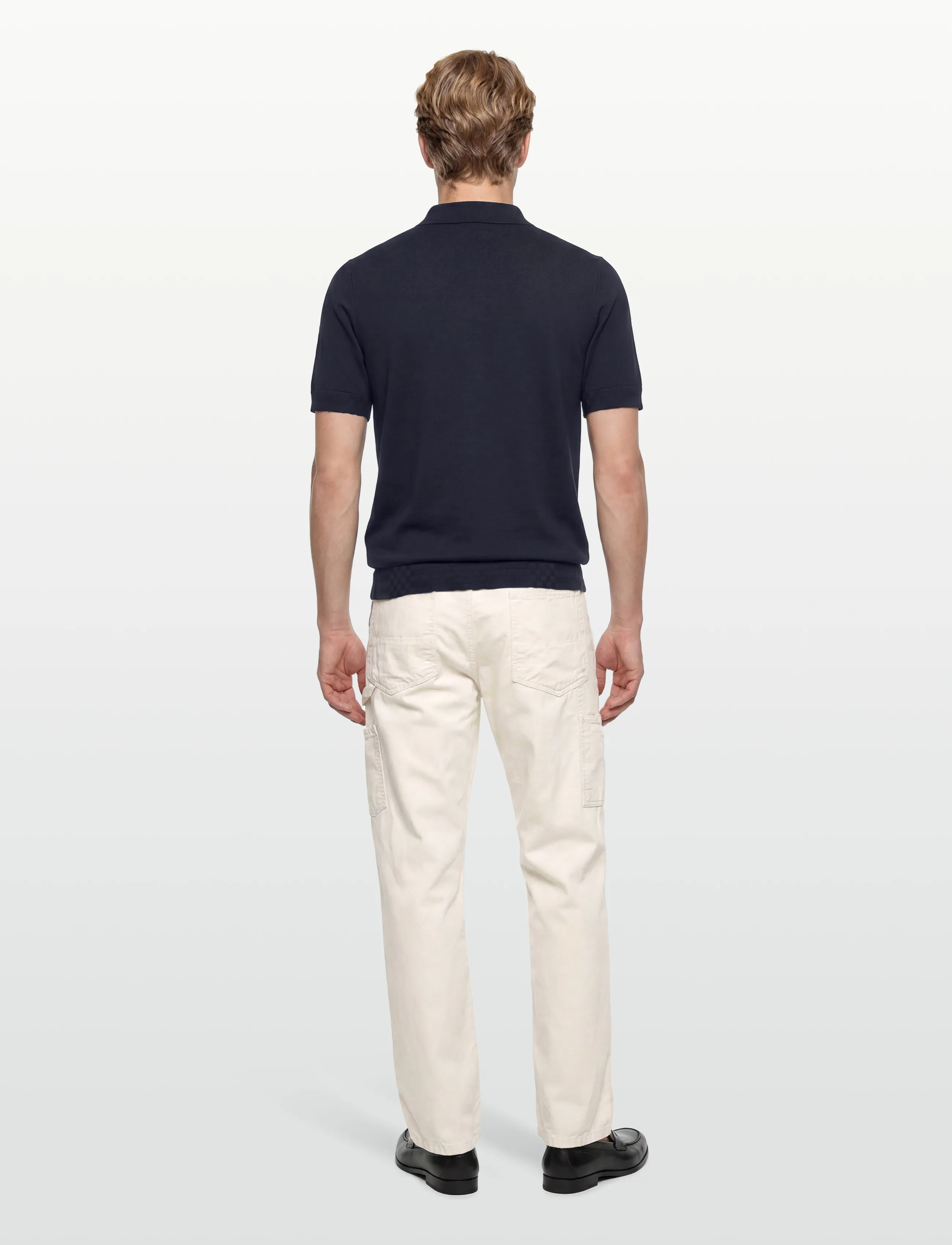 Burberry - KIERAN - prjónaðir pólóbolir - navy - 4