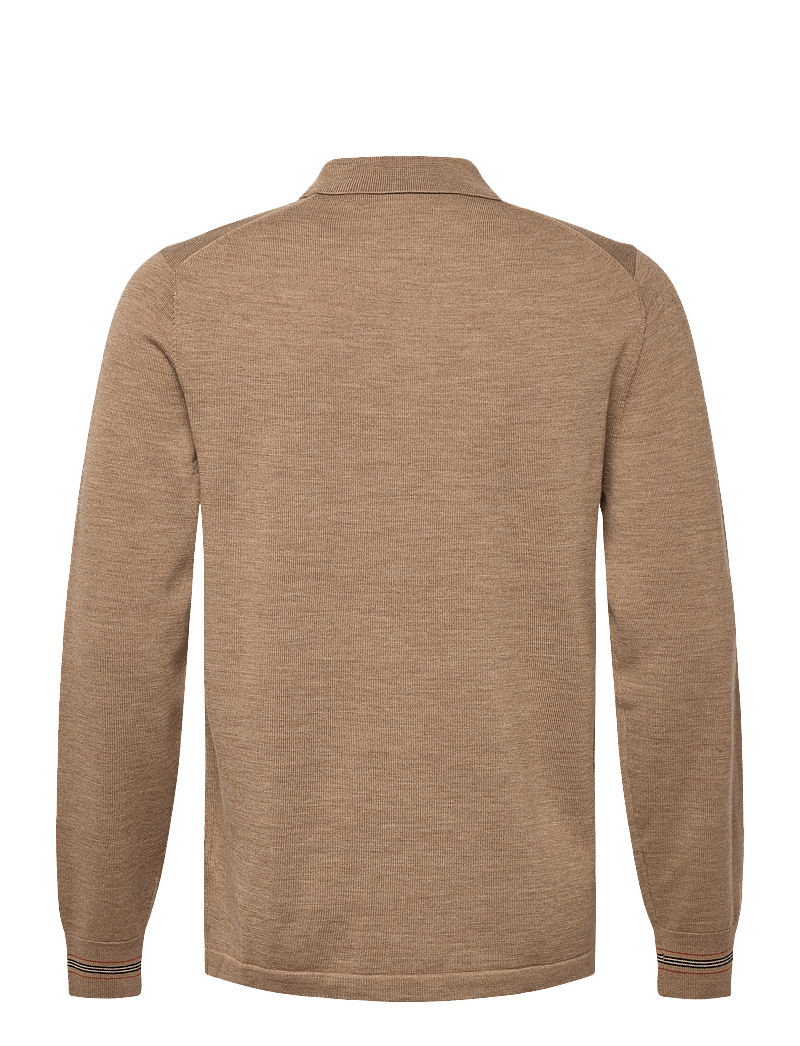 Burberry - PACE - polos en tricot - camel melange - 1