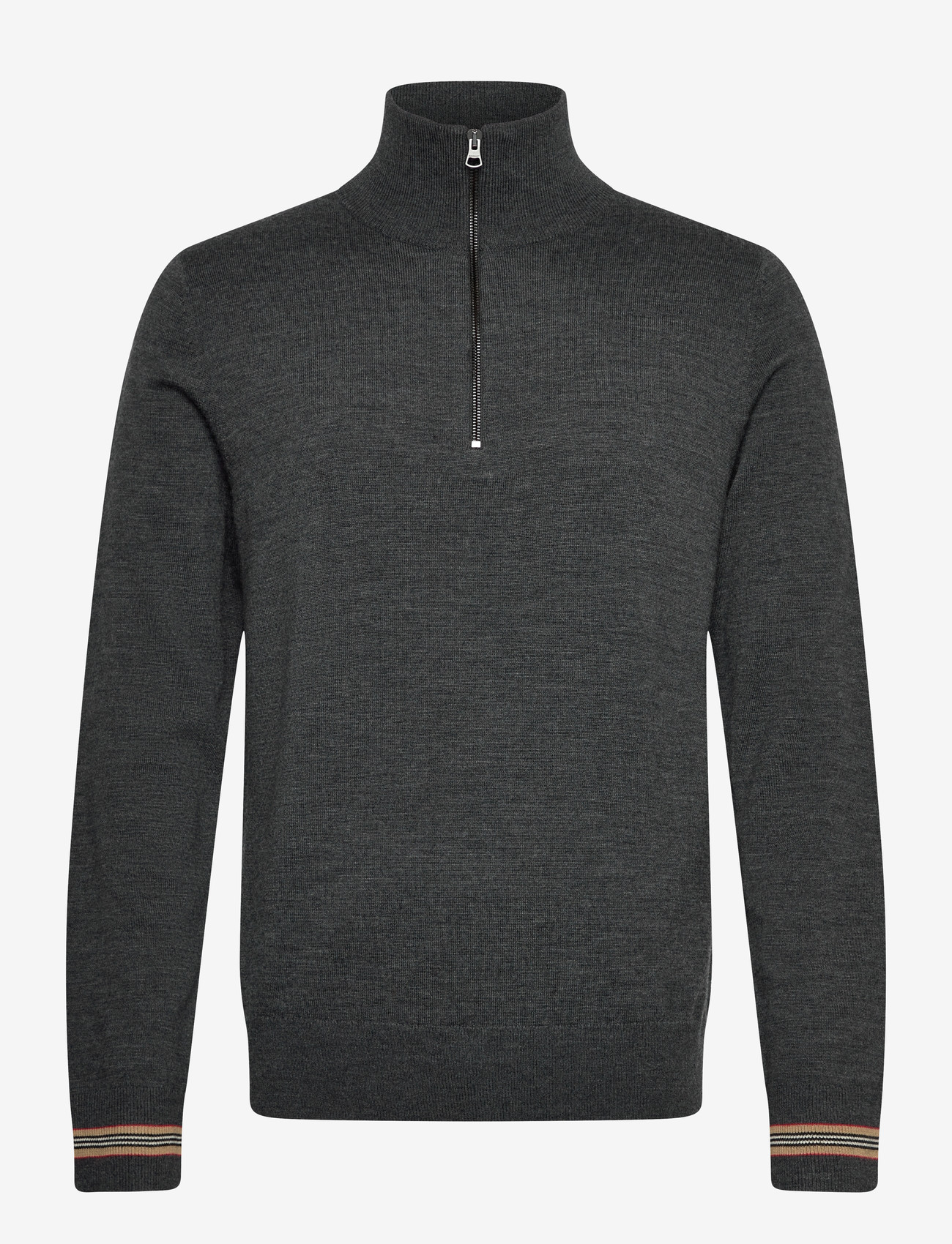 Burberry - ITTER - half zip - dark grey melange - 0