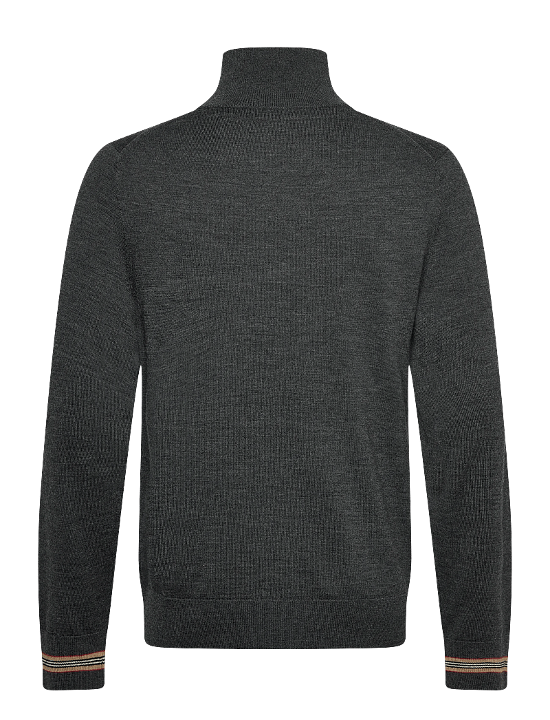 Burberry - ITTER - half zip - dark grey melange - 1