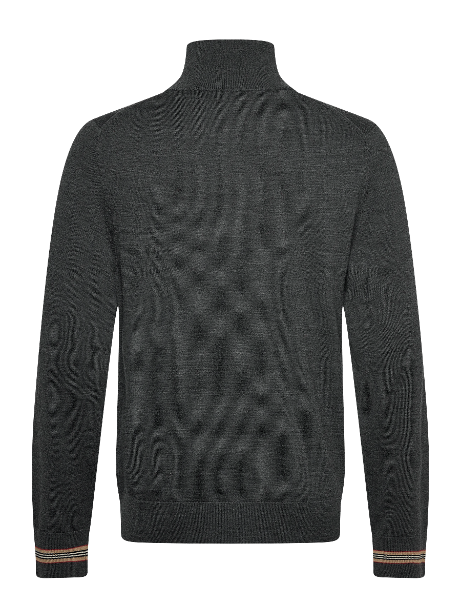 Burberry - ITTER - tõmblukk-kaelusega dressipluusid - dark grey melange - 2