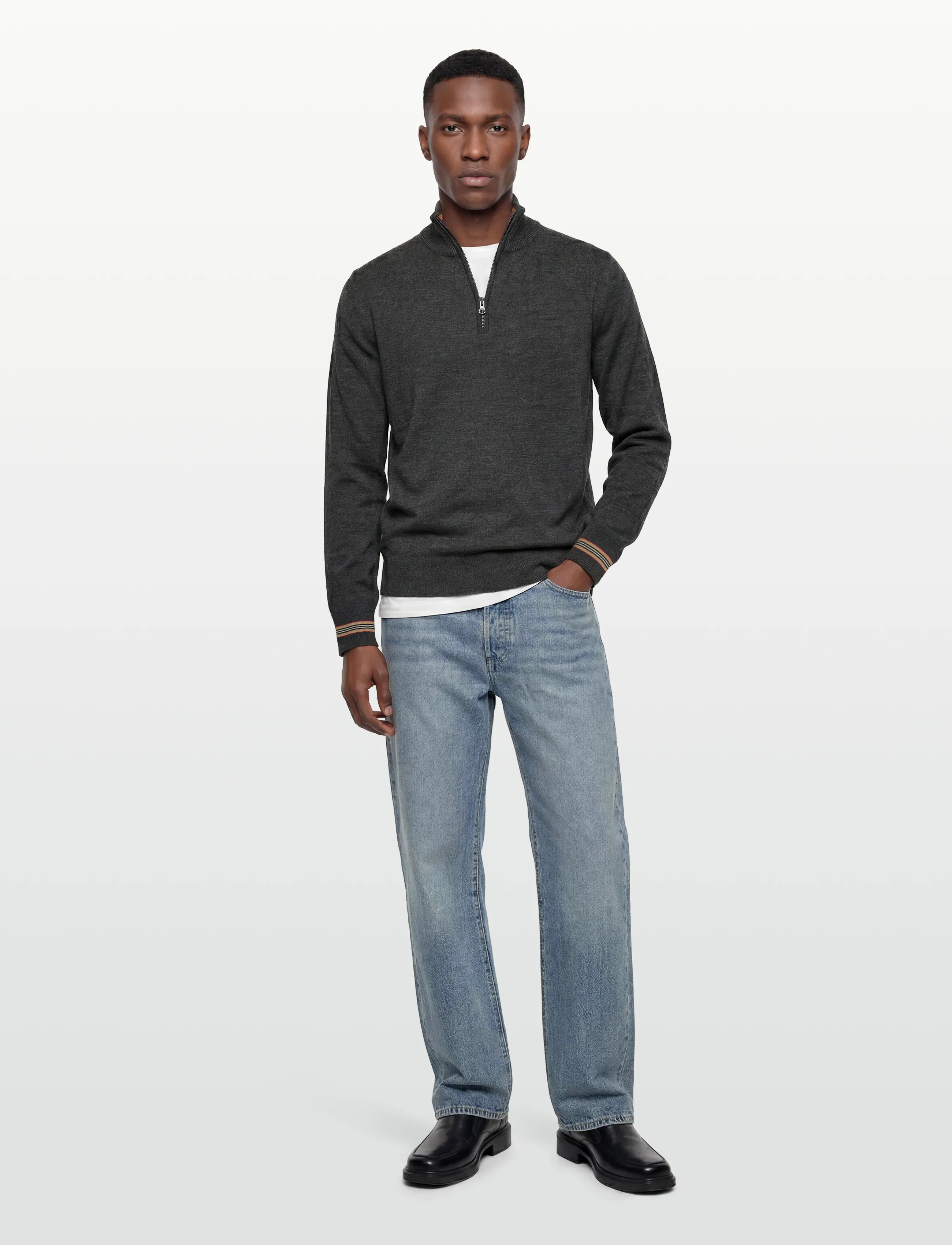Burberry ITTER - Vårgarderoben - DARK GREY MELANGE / grey