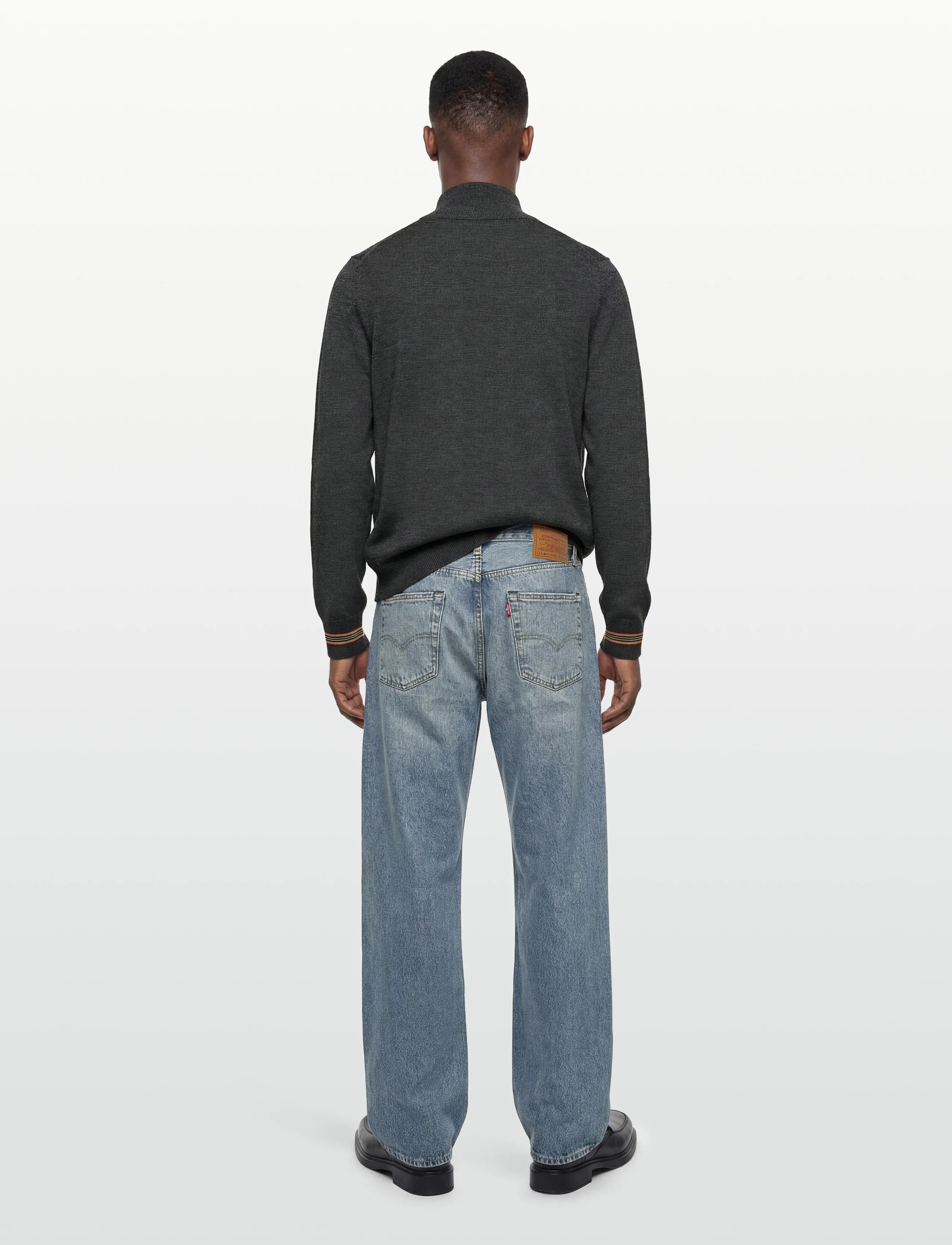 Burberry - ITTER - tõmblukk-kaelusega dressipluusid - dark grey melange - 4