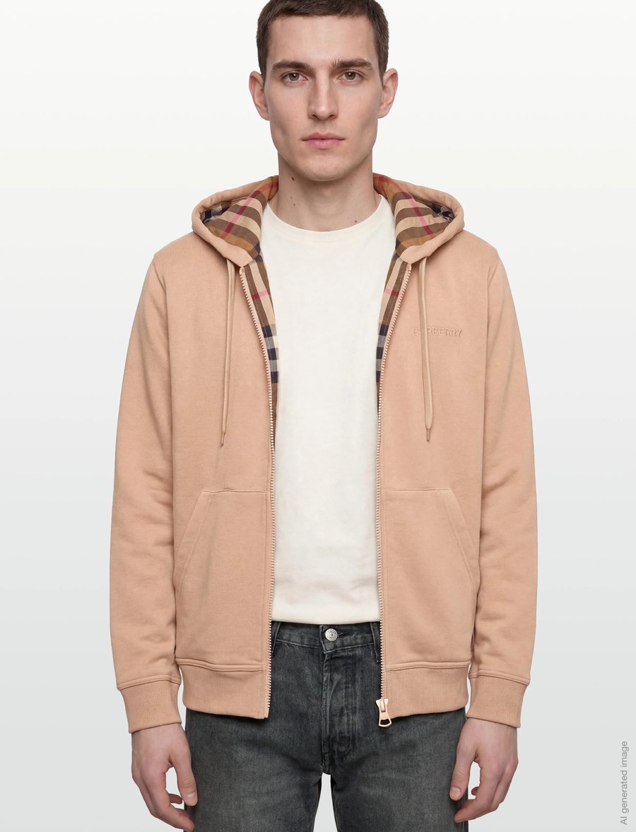 Burberry - HOVE EMB - kapuzenpullover - soft fawn - 3