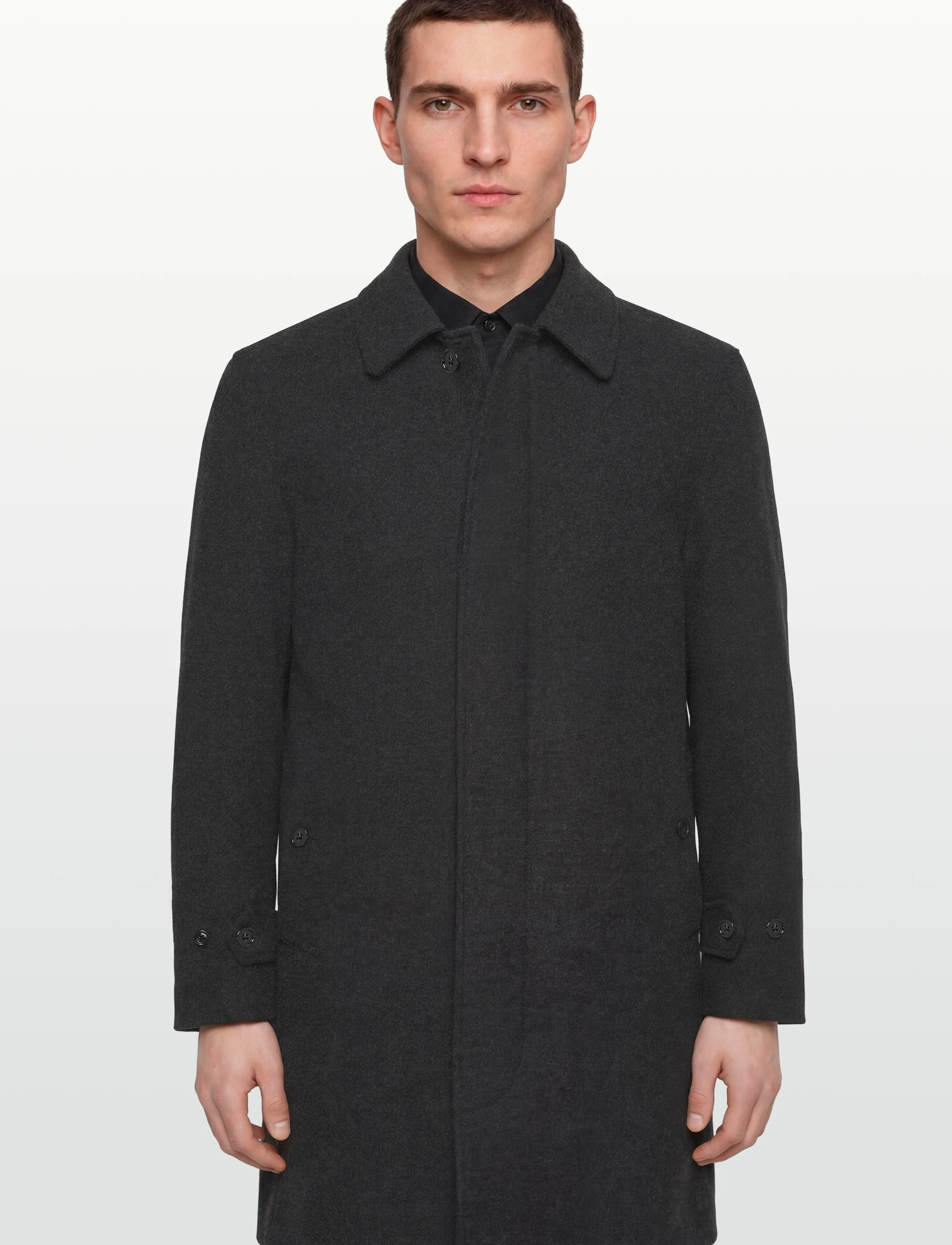 Burberry - SUTTON - kappor - dark charcoal mel - 3