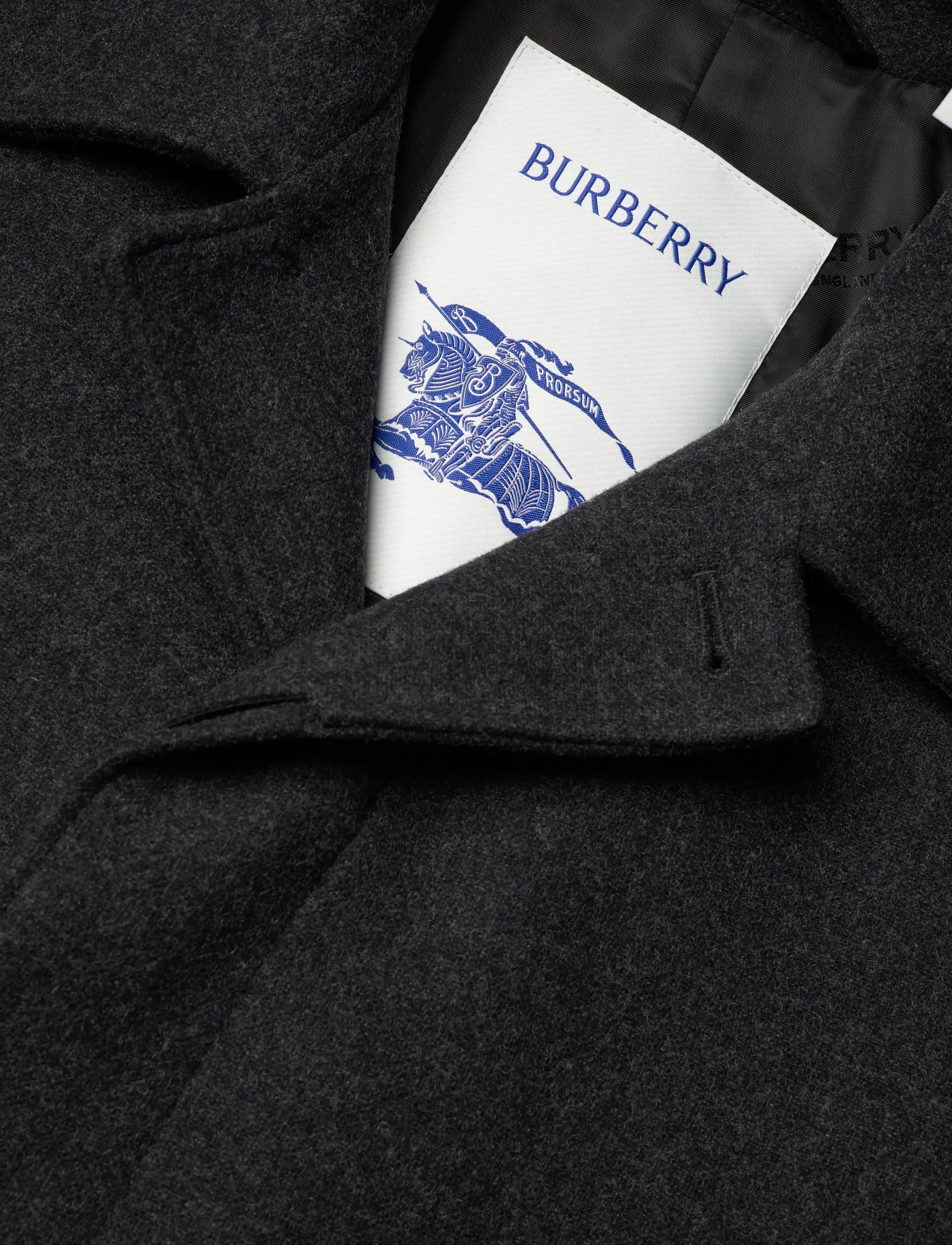 Burberry - SUTTON - kappor - dark charcoal mel - 5