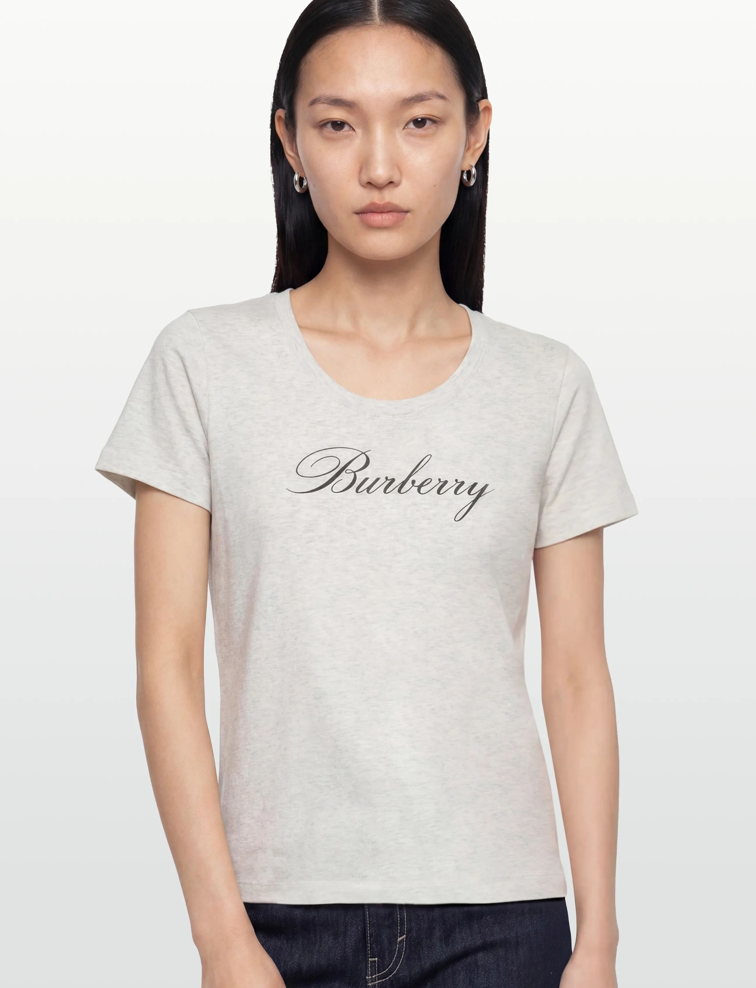 Burberry - MALIA - t-shirts - white melange - 3