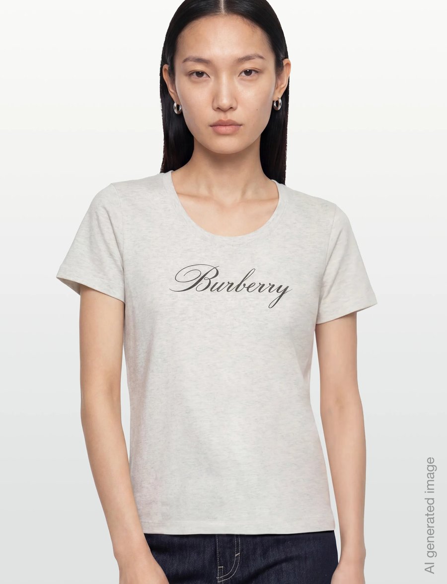 Burberry - MALIA - t-särgid ja alussärgid - white melange - 3