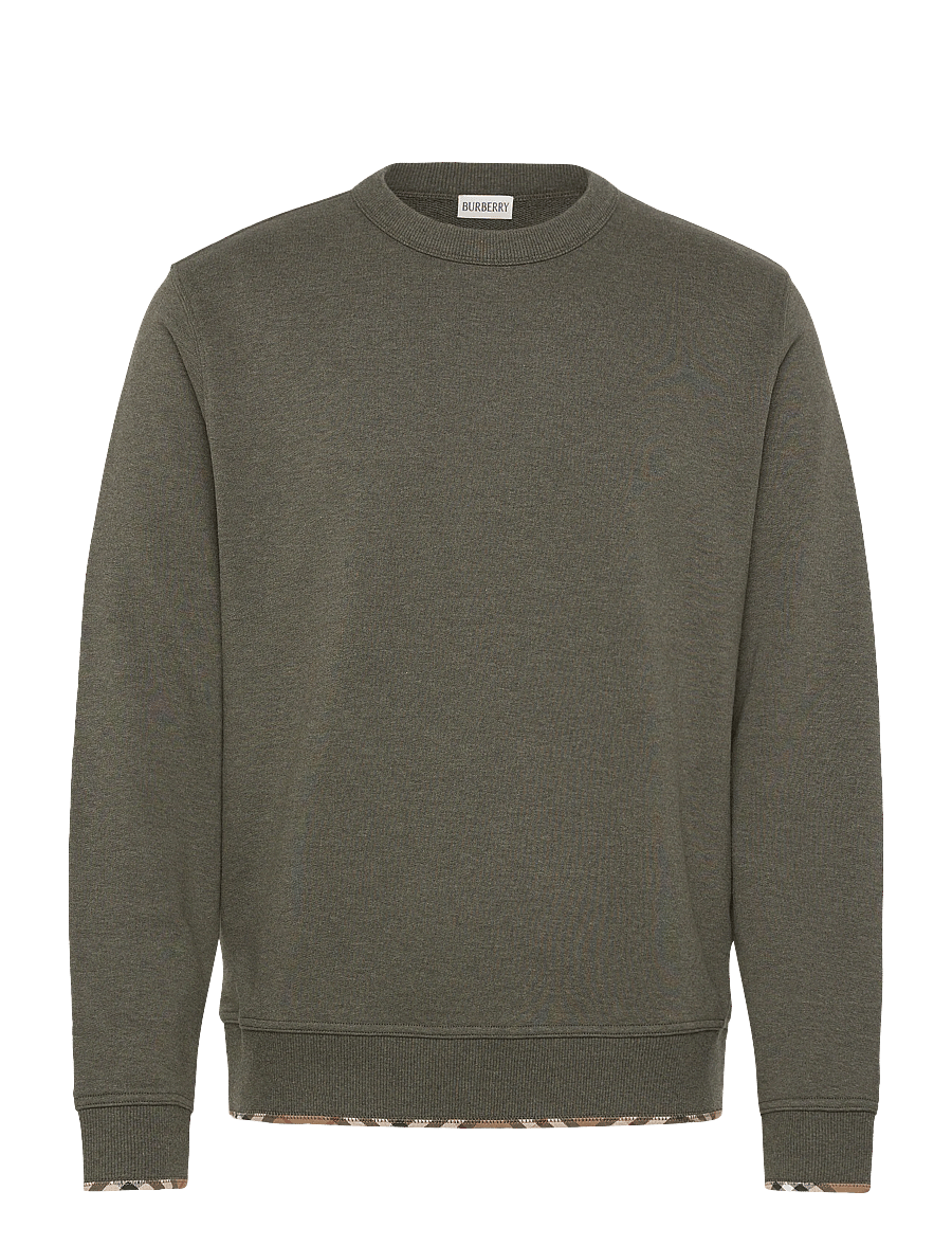 Burberry - FAWSON CHK TR - rõivad - dark green melange - 1