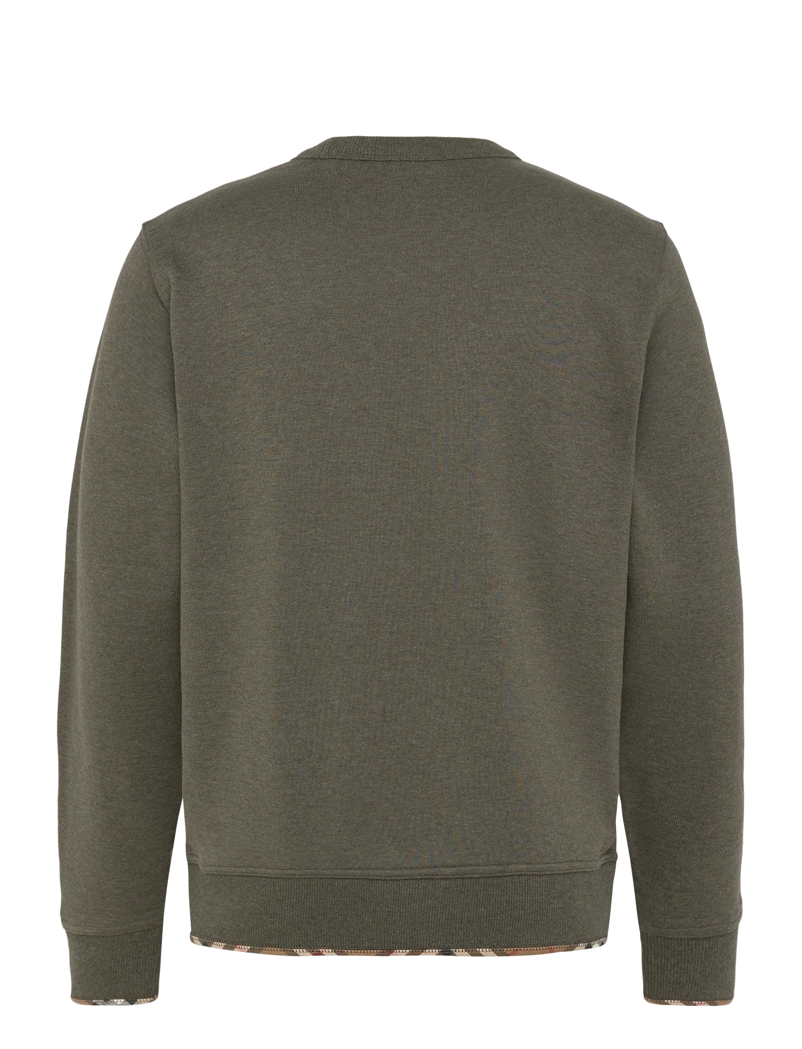 Burberry - FAWSON CHK TR - clothing - dark green melange - 2