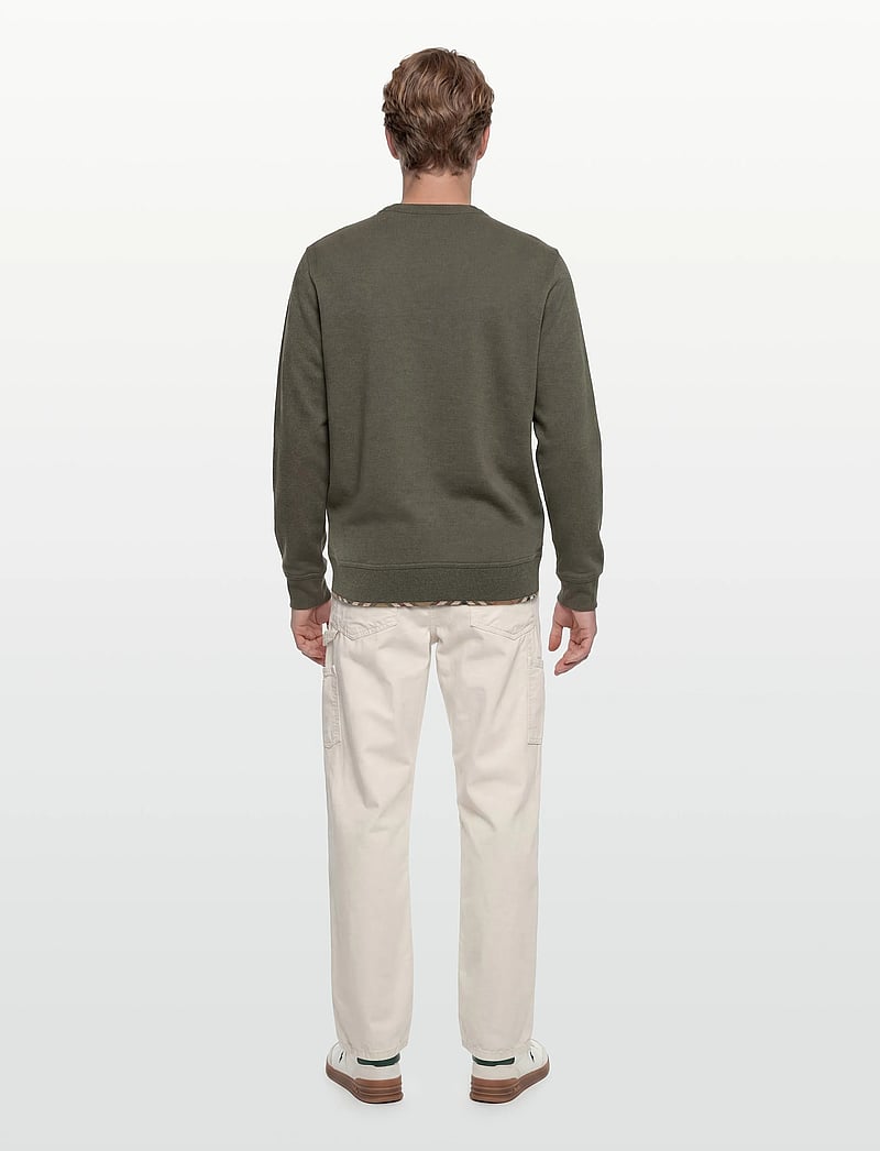 Burberry - FAWSON CHK TR - clothing - dark green melange - 4