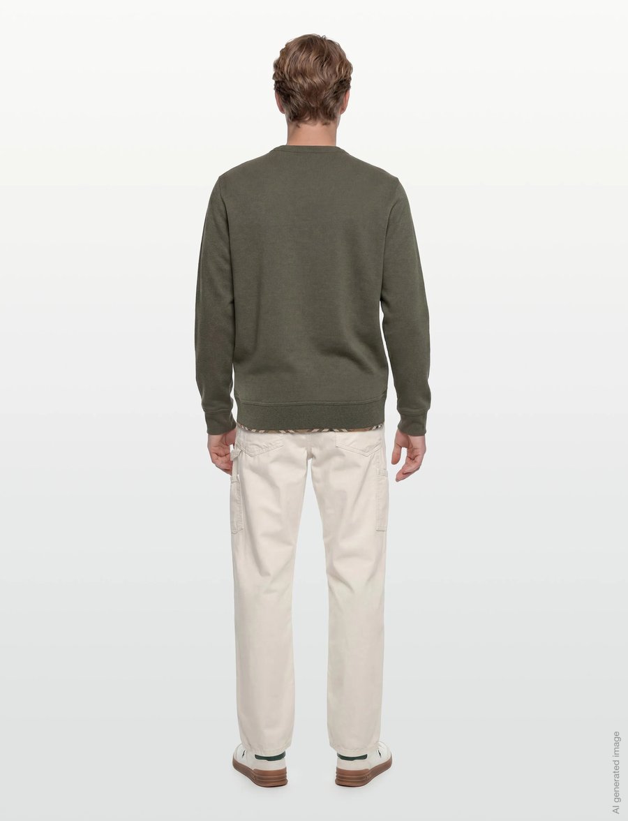 Burberry - FAWSON CHK TR - rõivad - dark green melange - 4