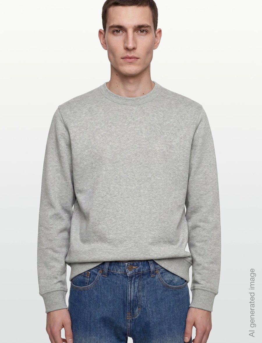 Burberry - FAWSON EMB - kläder - pale grey melange - 3