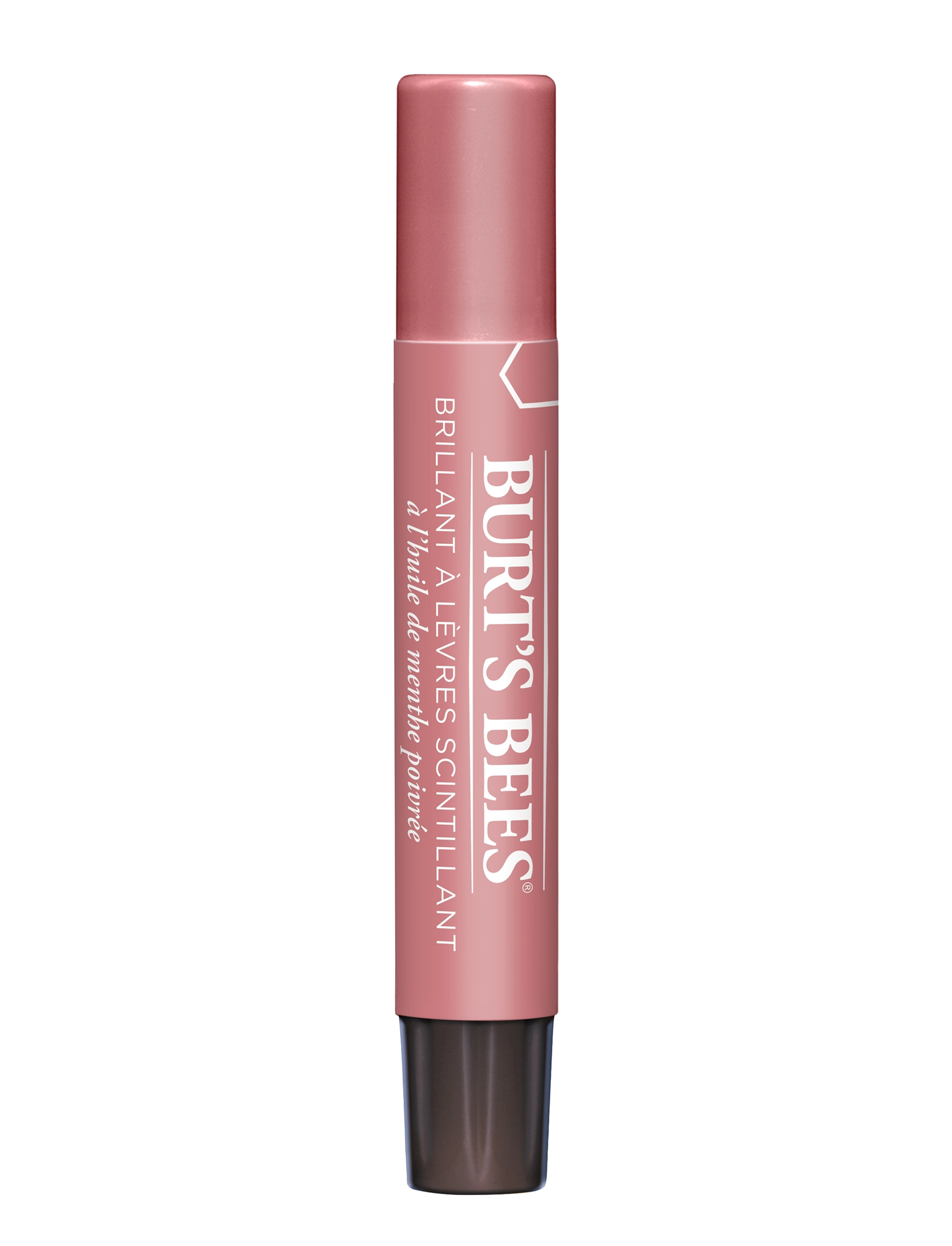 Burt's Bees Lip Shimmer Peony, Læbefarve, Pink, Str: 2.6 g