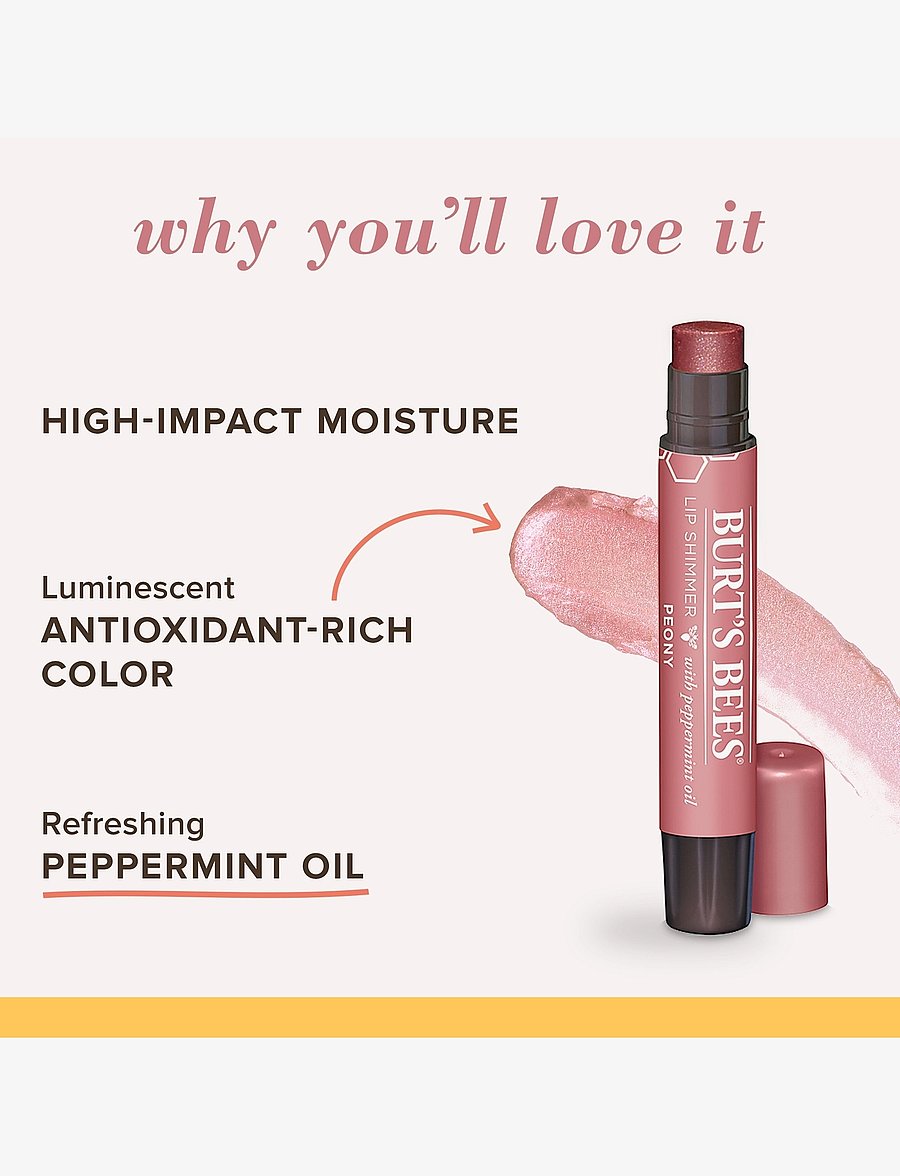 Burt's Bees - Lip Shimmer - Peony - makeup - peony - 4