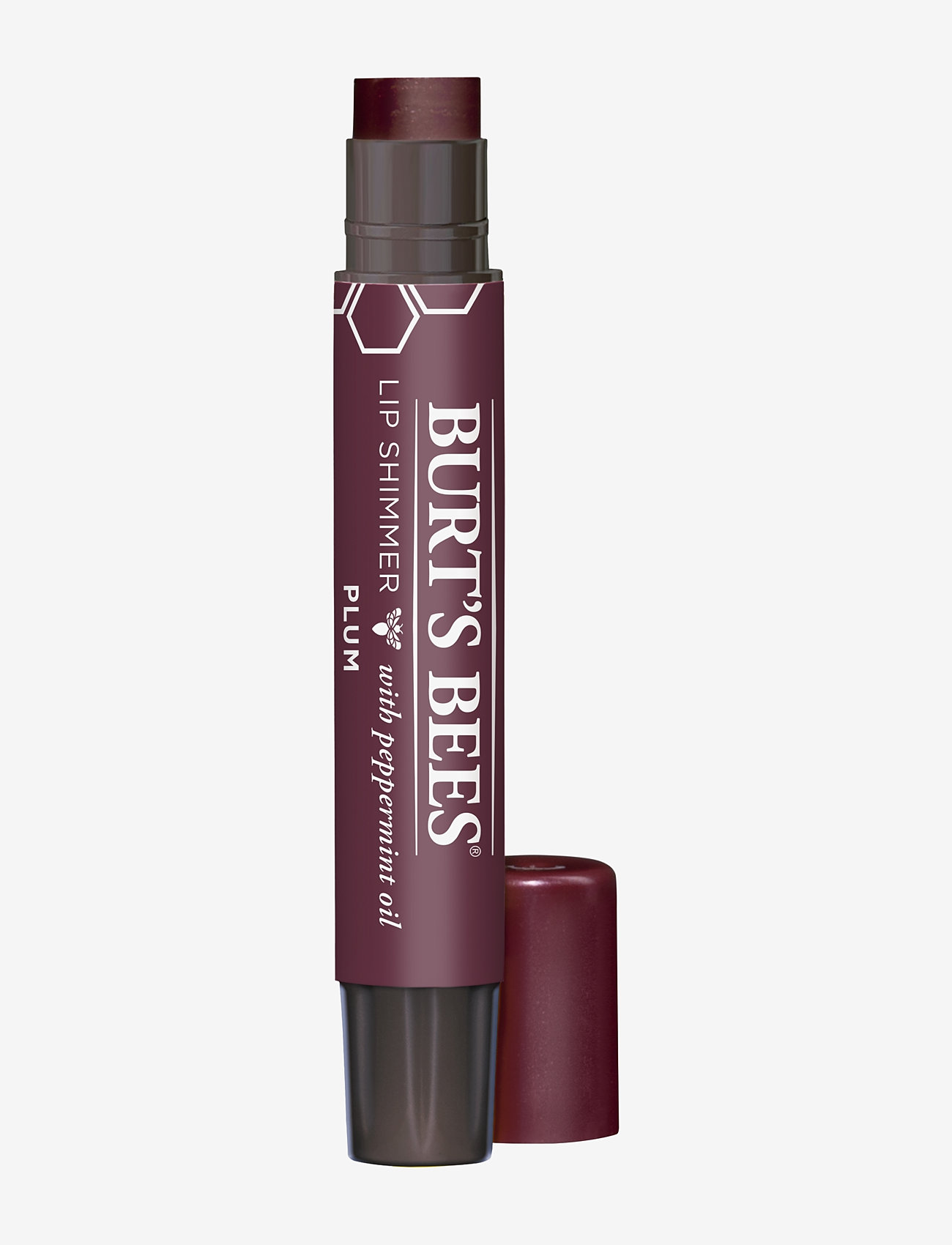 Burt's Bees - Lip Shimmer - Plum (.09 oz / 2.6g) - redo för date night - plum  - 1