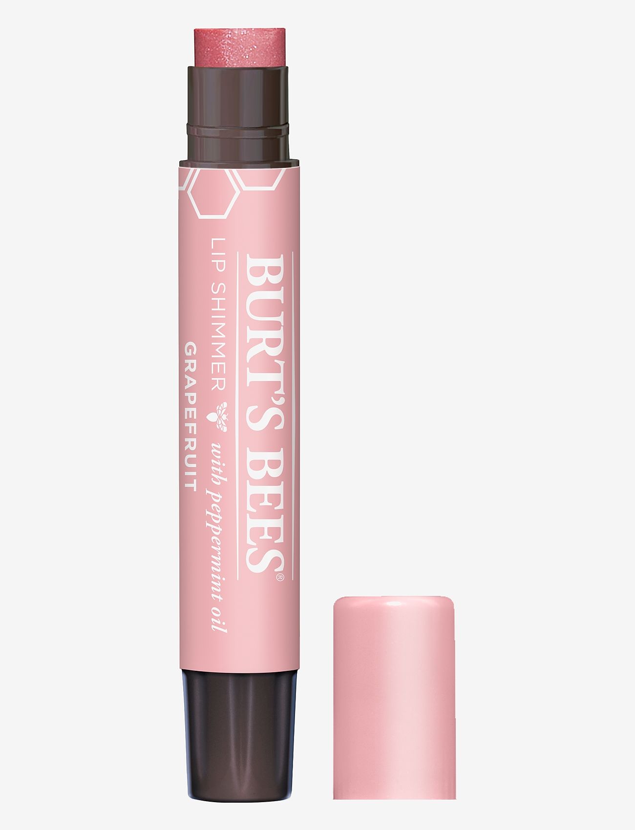 Burt's Bees - Lip Shimmer - Grapefruit (.09 oz / 2.6g) - bliv klar til date night - grapefruit - 0