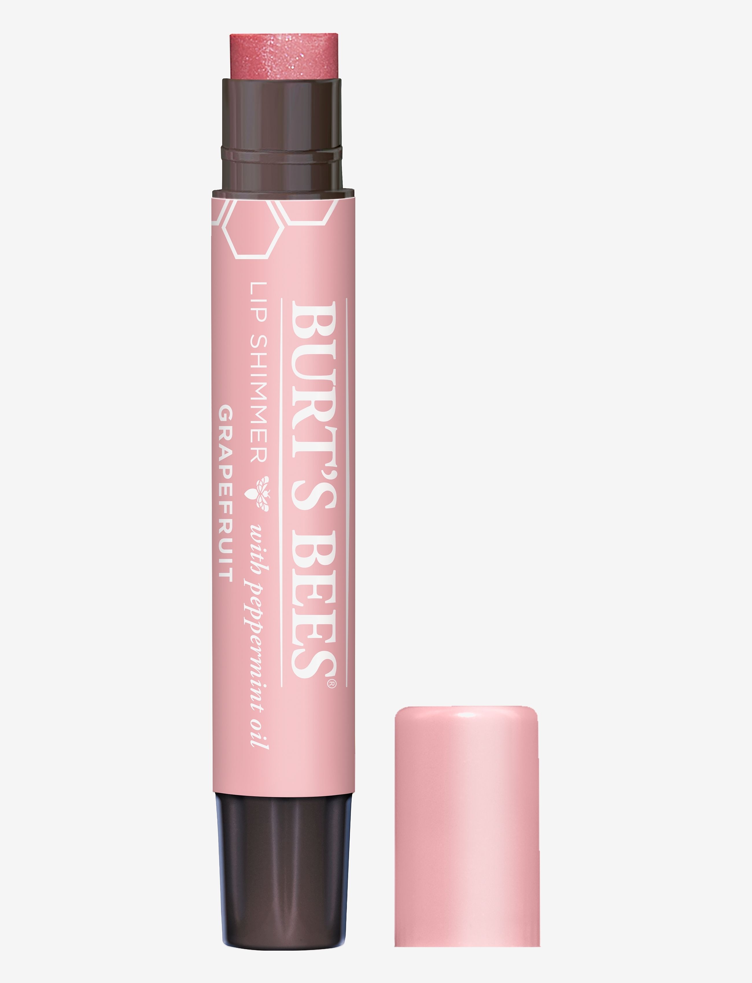 Burt's Bees Lip Shimmer - Grapefruit (.09 oz / 2.6g) - Smink - GRAPEFRUIT / pink/rose
