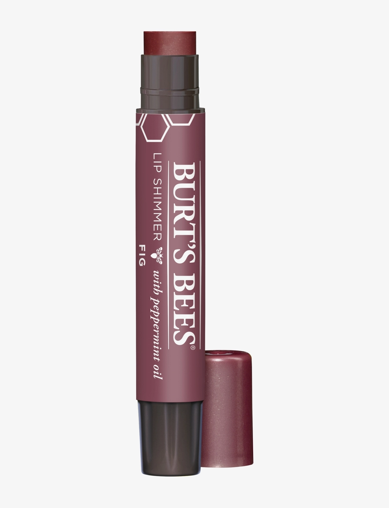 Burt's Bees Lip Shimmer - Fig - Made With Care - FIG / purple