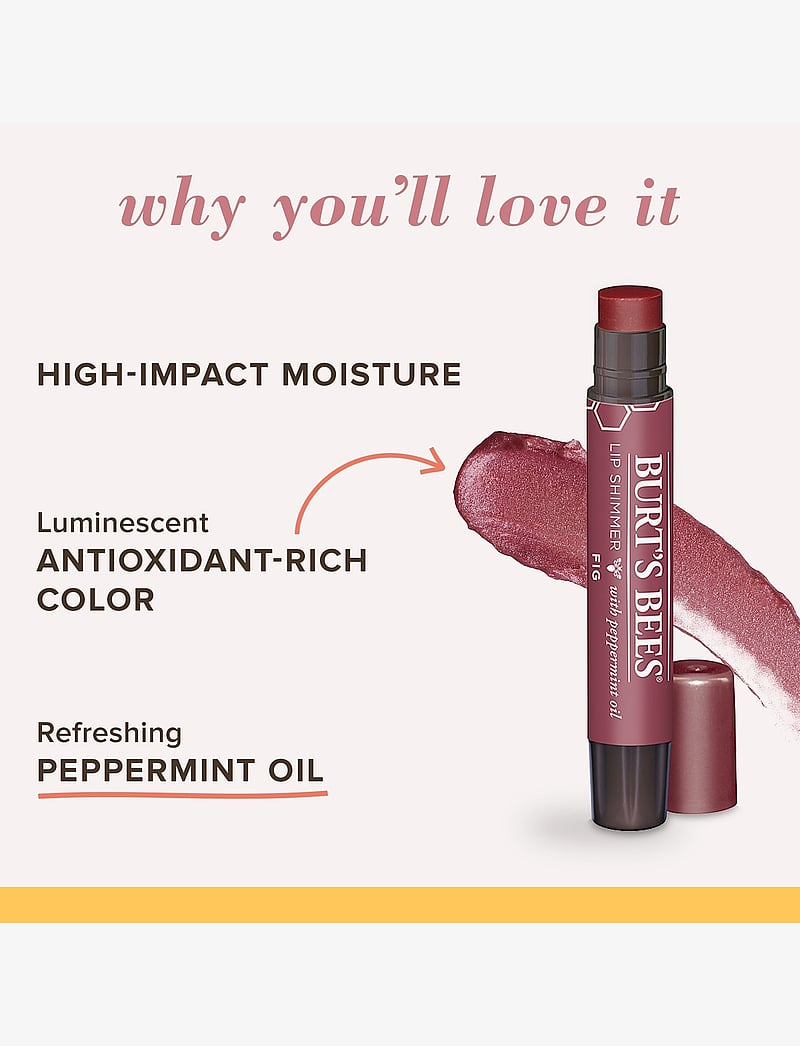 Burt's Bees - Lip Shimmer - Fig - makeup - fig - 3