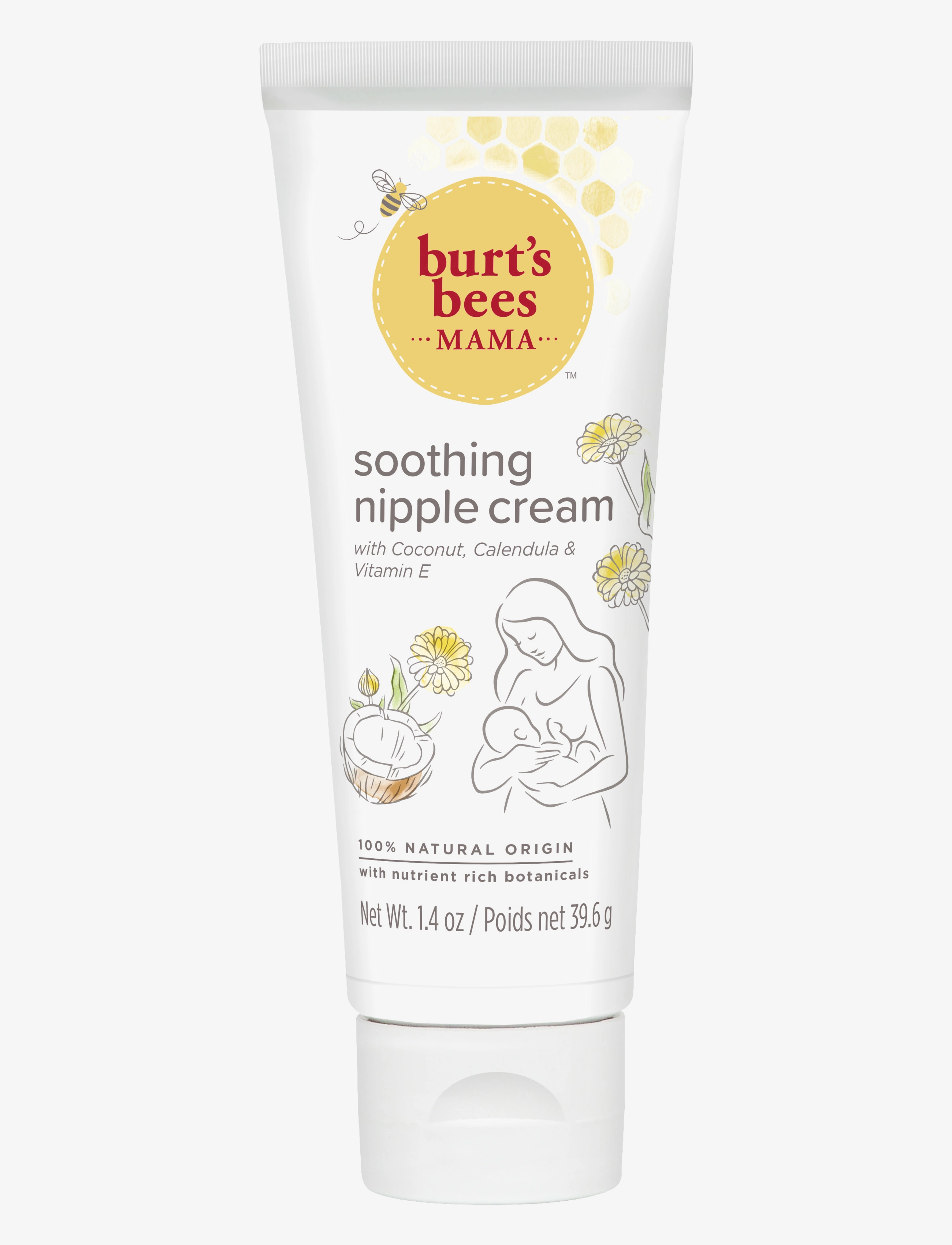 Burt's Bees Mama Bee Calming Nipple Cream (1.4oz/39.7g) - 4 for 3 - N/A / clear