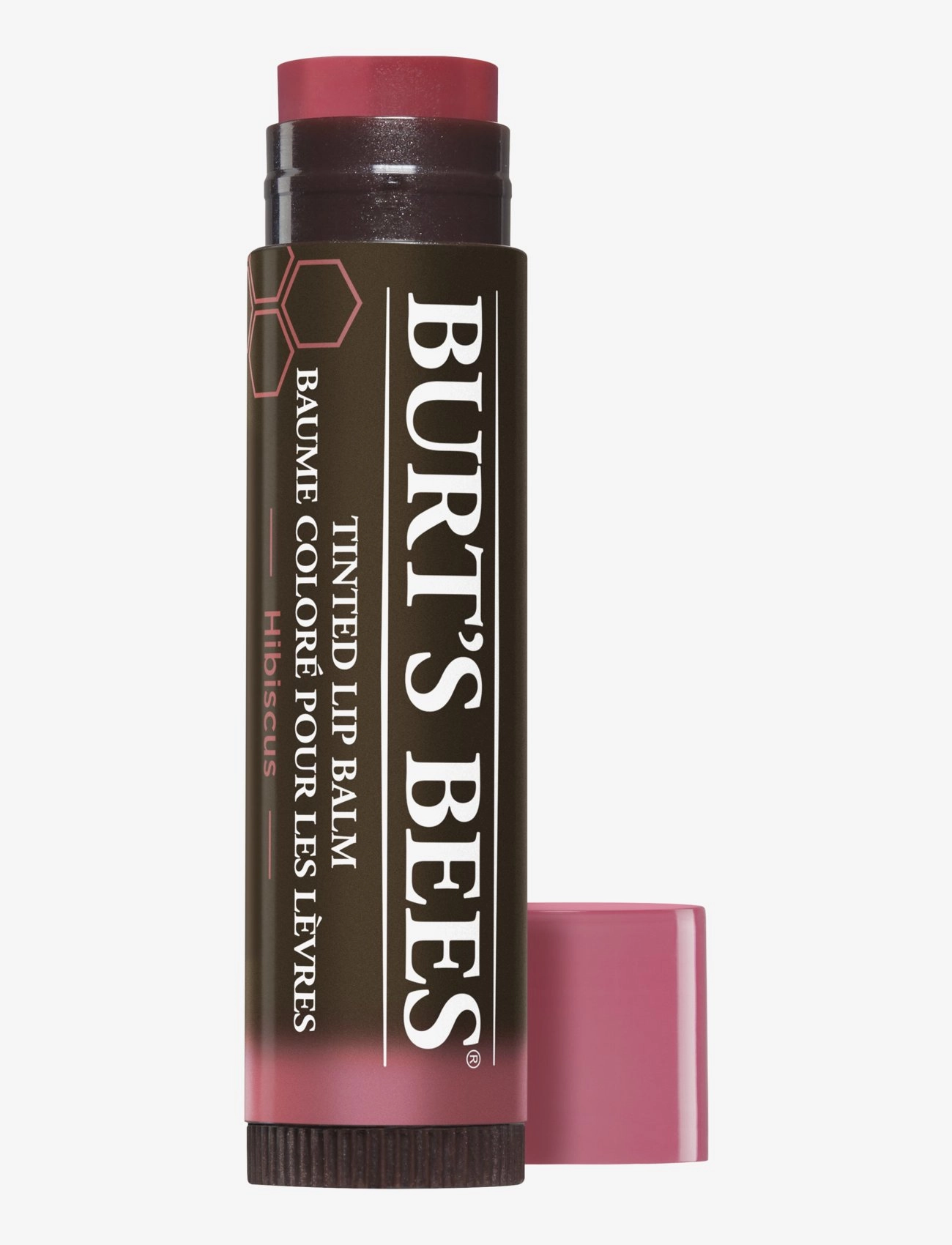 Burt's Bees Tinted Lip Balm - Hibiscus - Huulepalsamid - HIBISCUS / clear