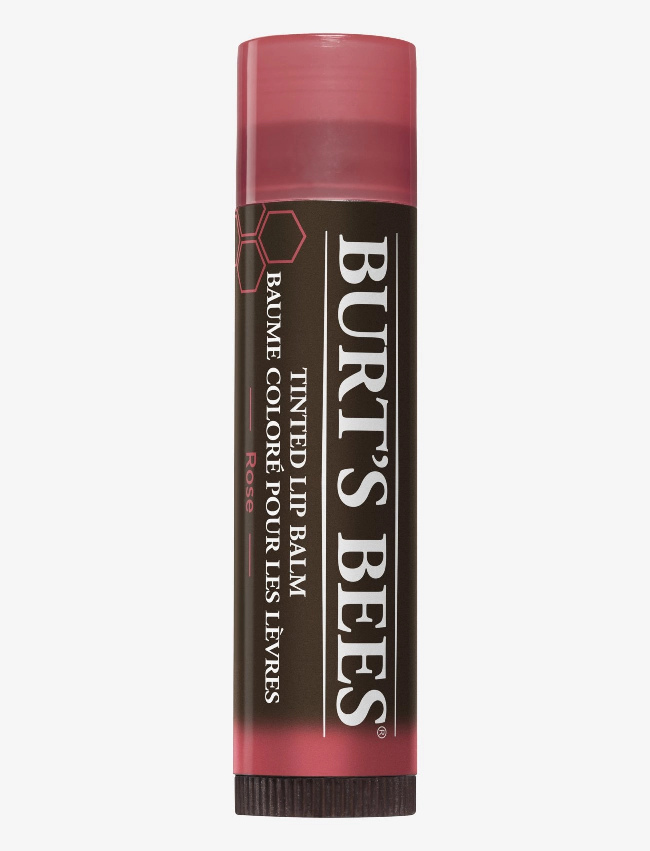 Burt's Bees Tinted Lip Balm - Rose - Huulepalsamid - ROSE / clear