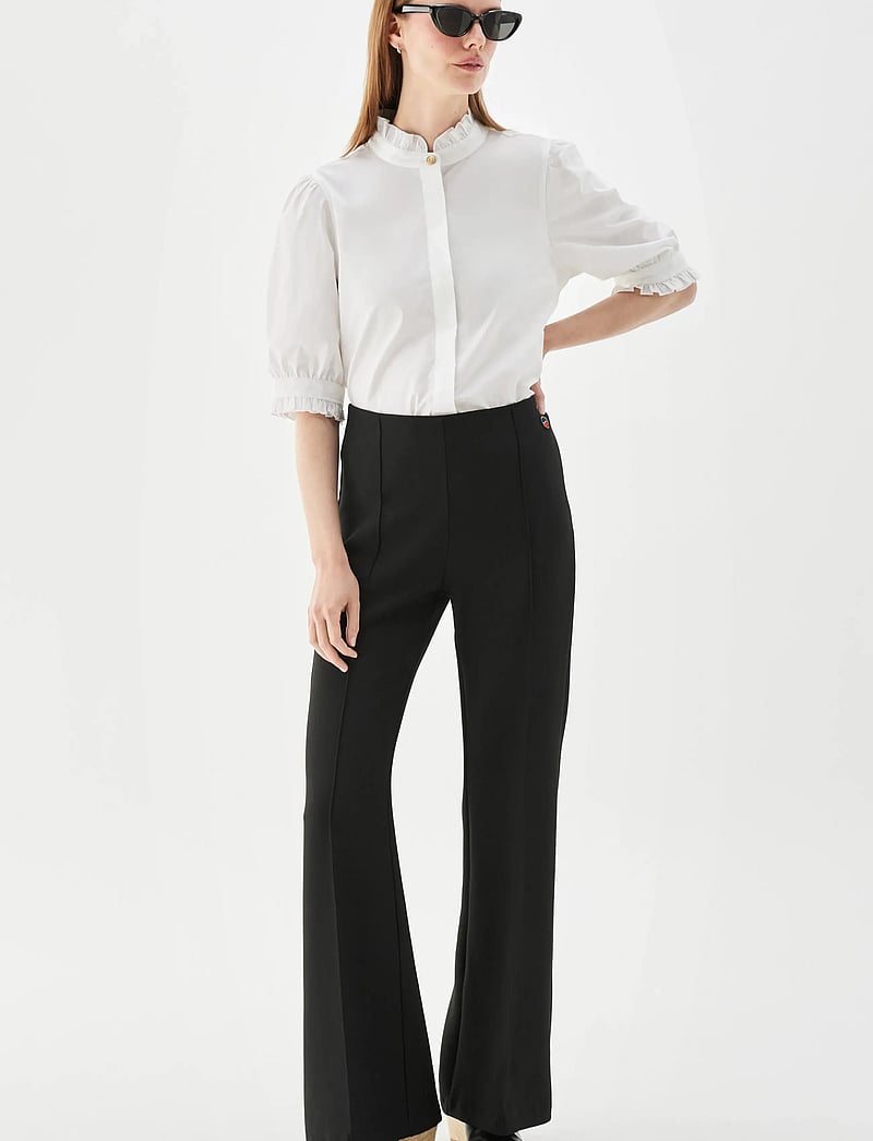 BUSNEL - KARIN trouser - schlaghose - black - 0