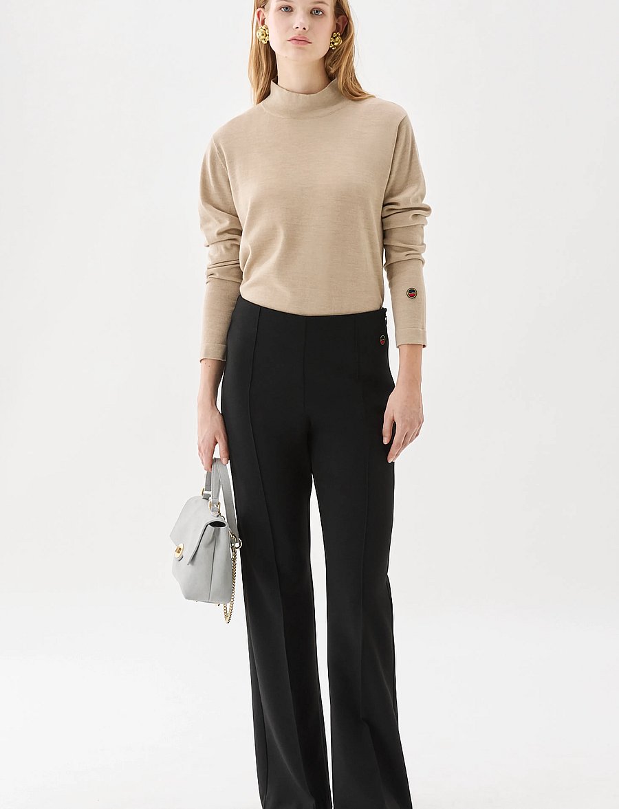 BUSNEL - KARIN trouser - schlaghosen - black - 0