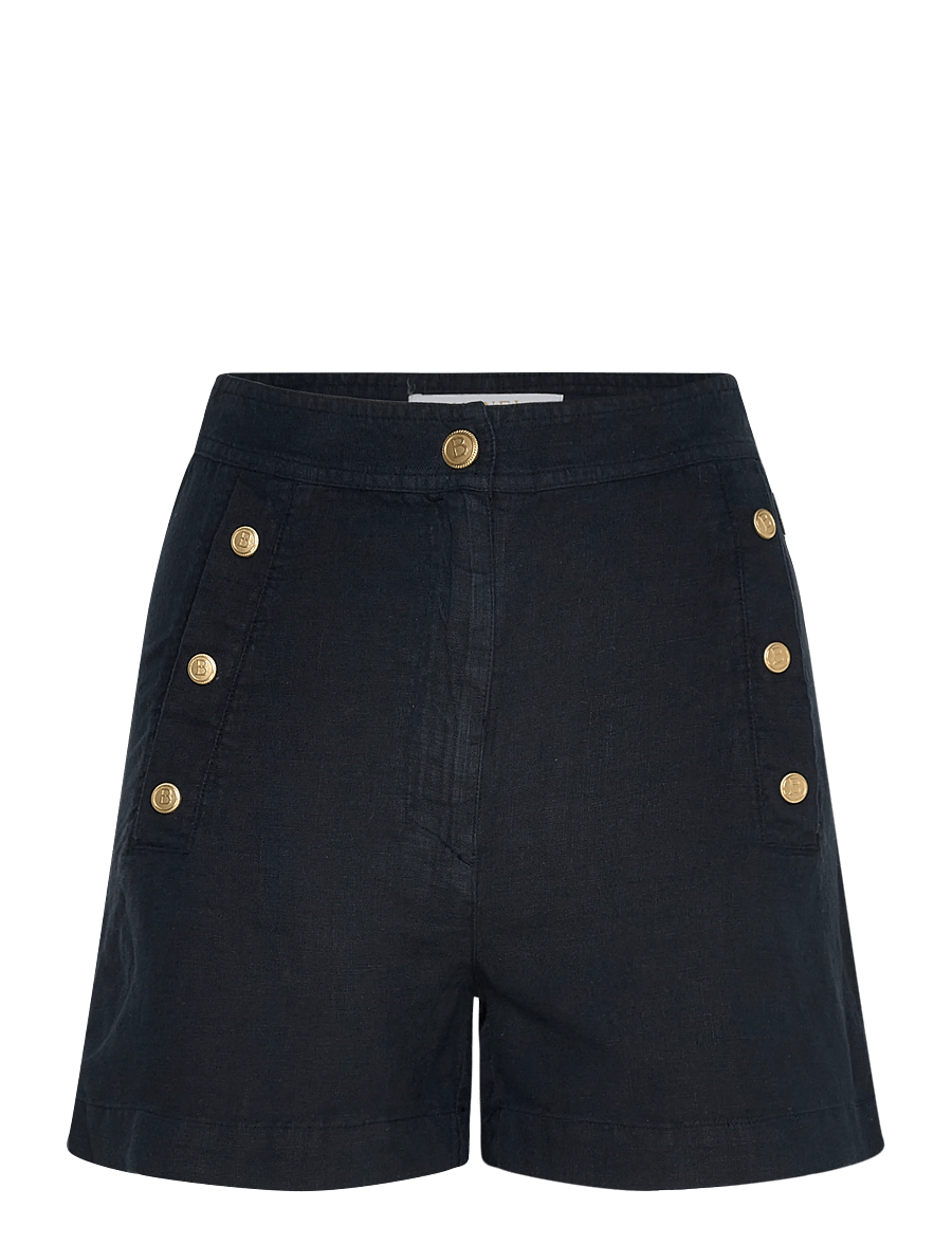 BUSNEL - PIXIE solid shorts - leinen-shorts - marine - 1
