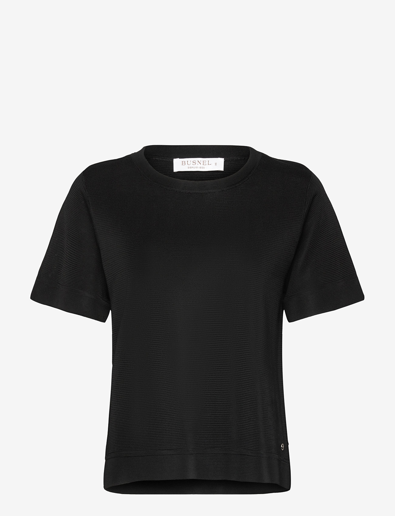 BUSNEL - TIA solid top - herbstliche kleidung - black - 0