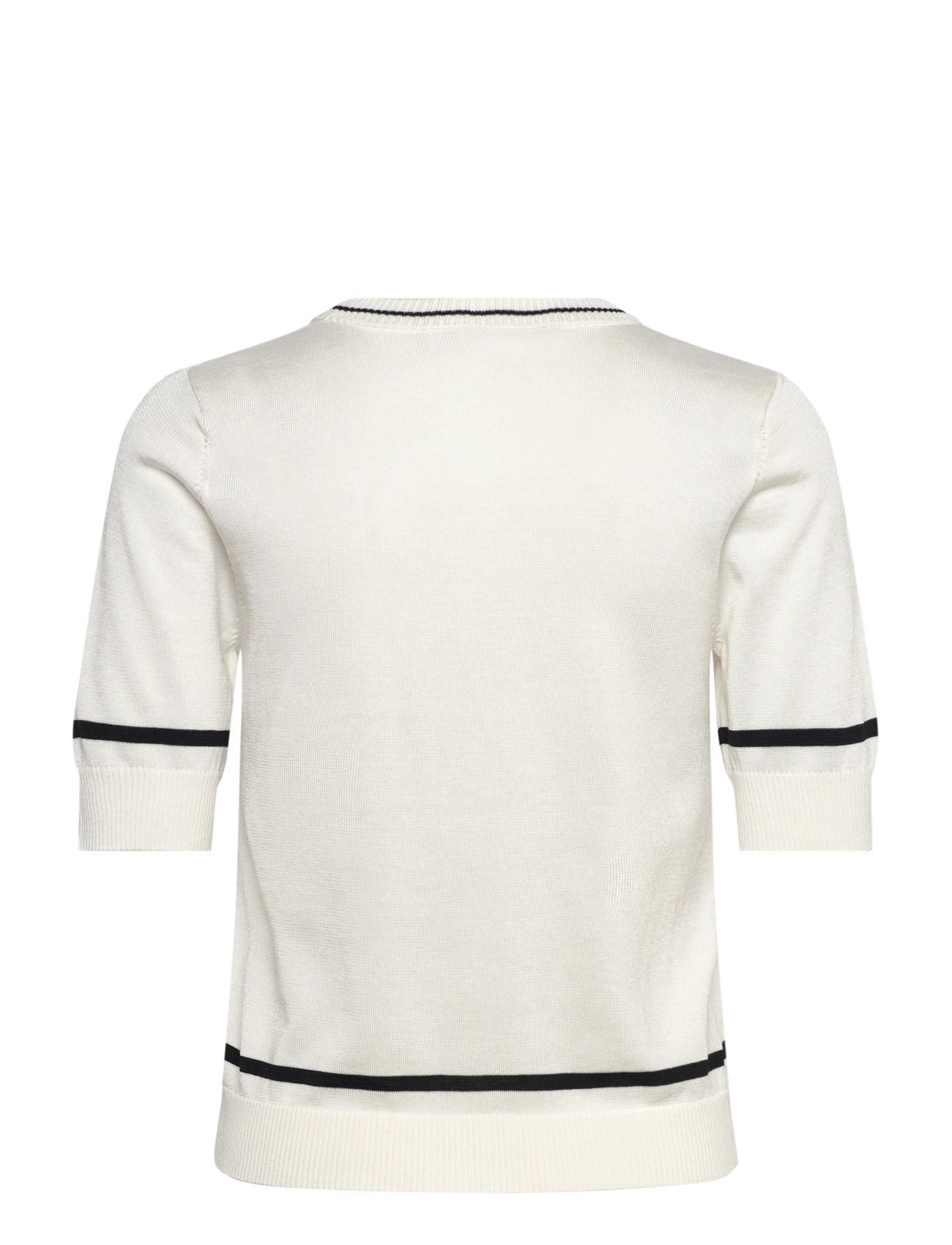 BUSNEL - KARLA top - t-shirts - ecru/black - 2